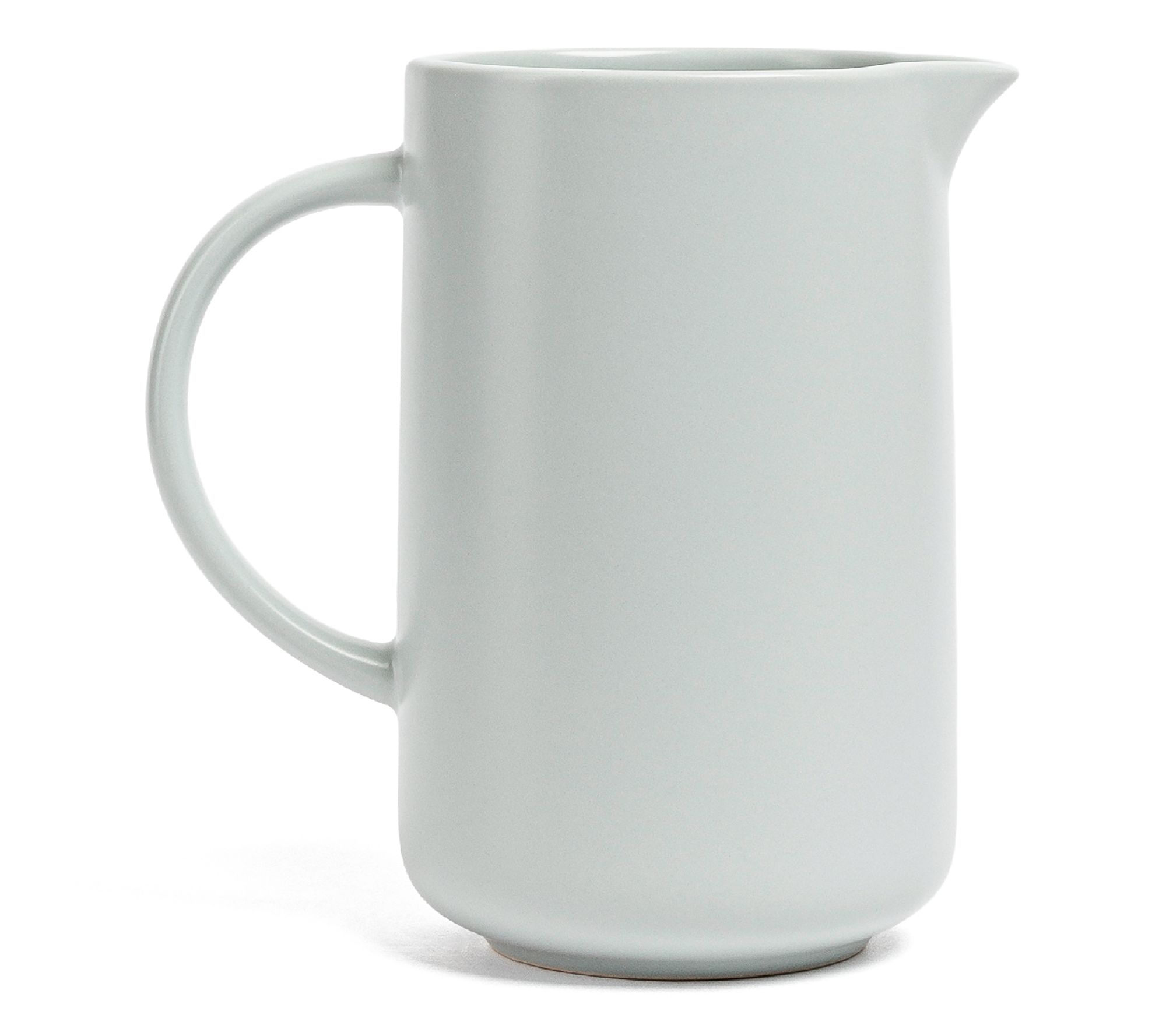over&back Coupe Semi-Matte Stoneware 42oz Pitcher