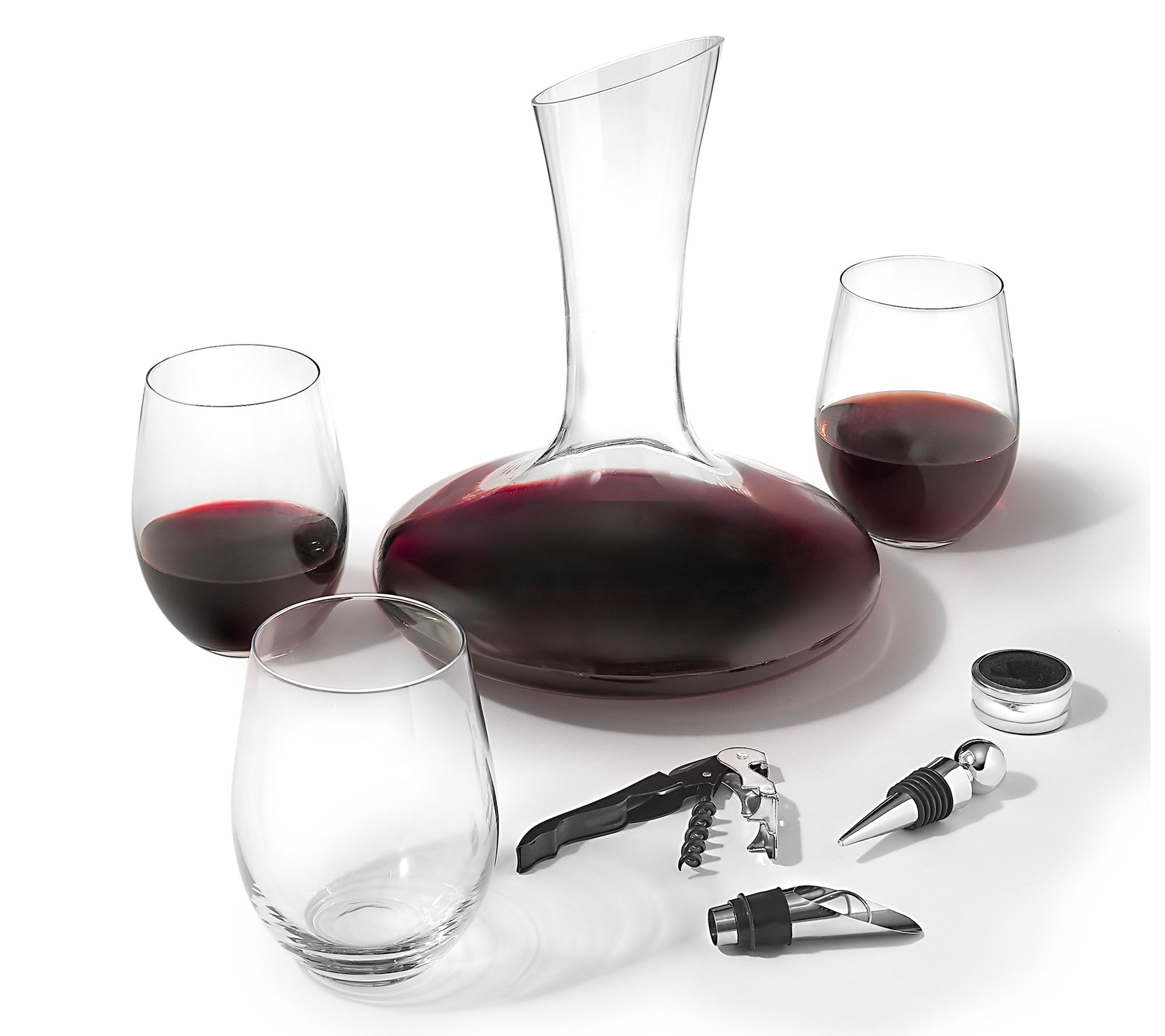 Godinger Monterey 9 Piece Wine Decanter Set