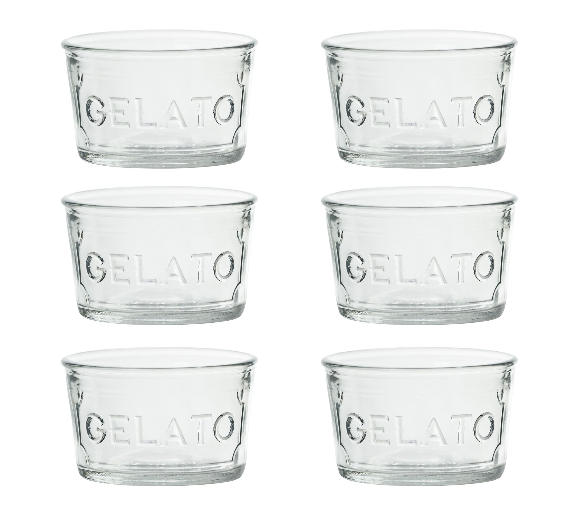10 Strawberry Street Set of 6 Gelato Cups