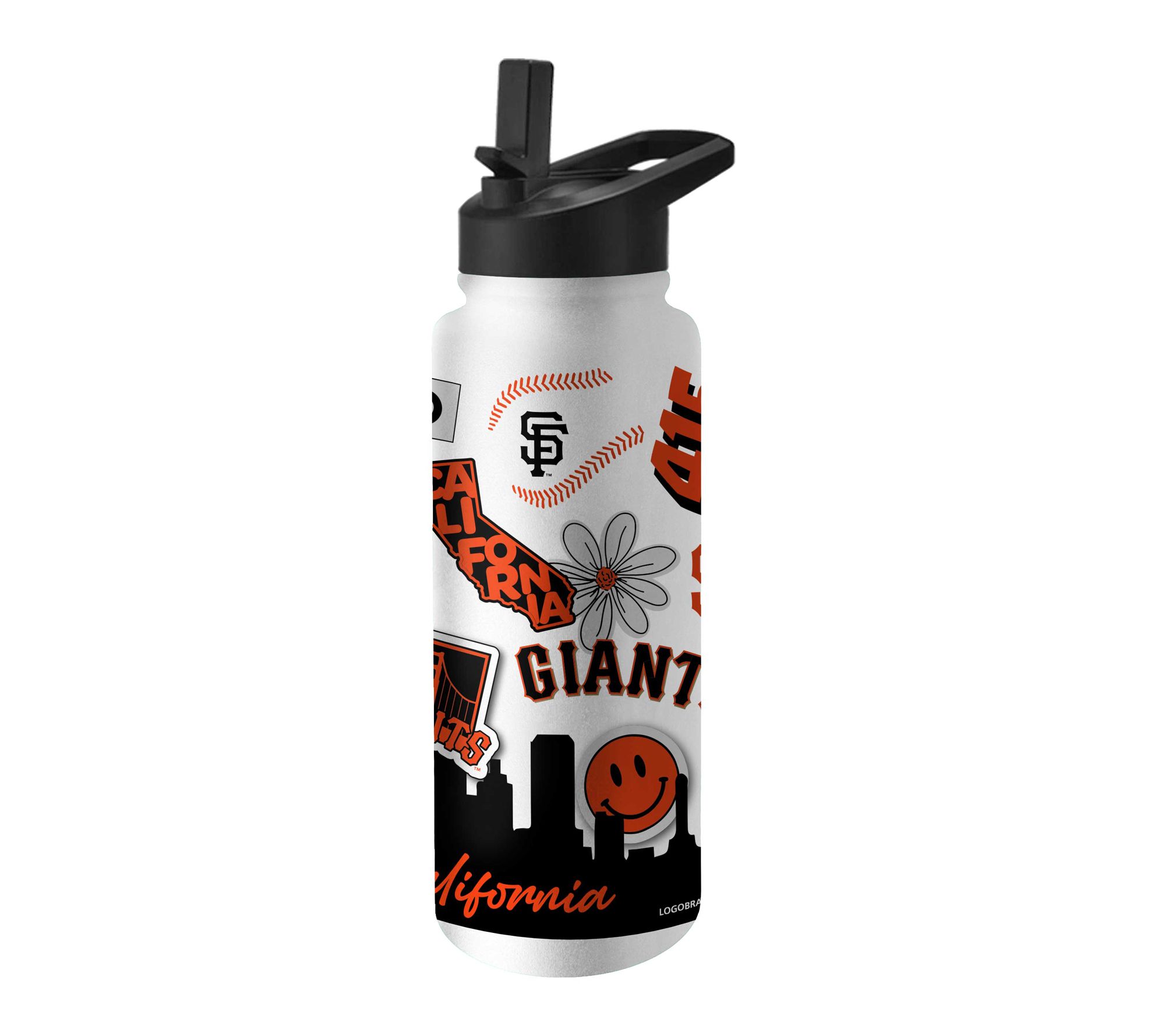 Logo Brands MLB 34oz Native Quencher Bottle
