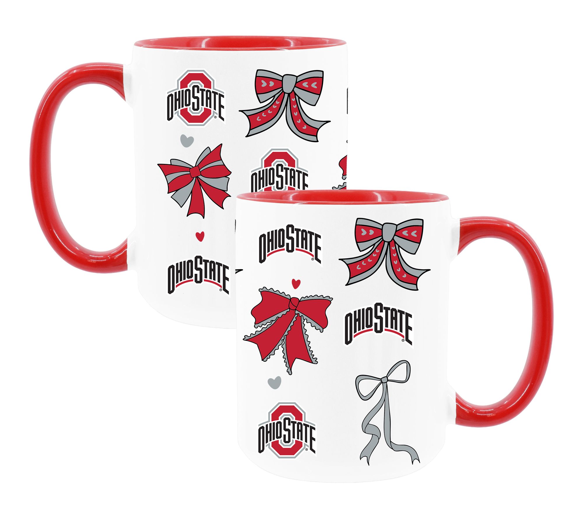 Memory Company College 2 pack 15oz Bow Coffee Mug