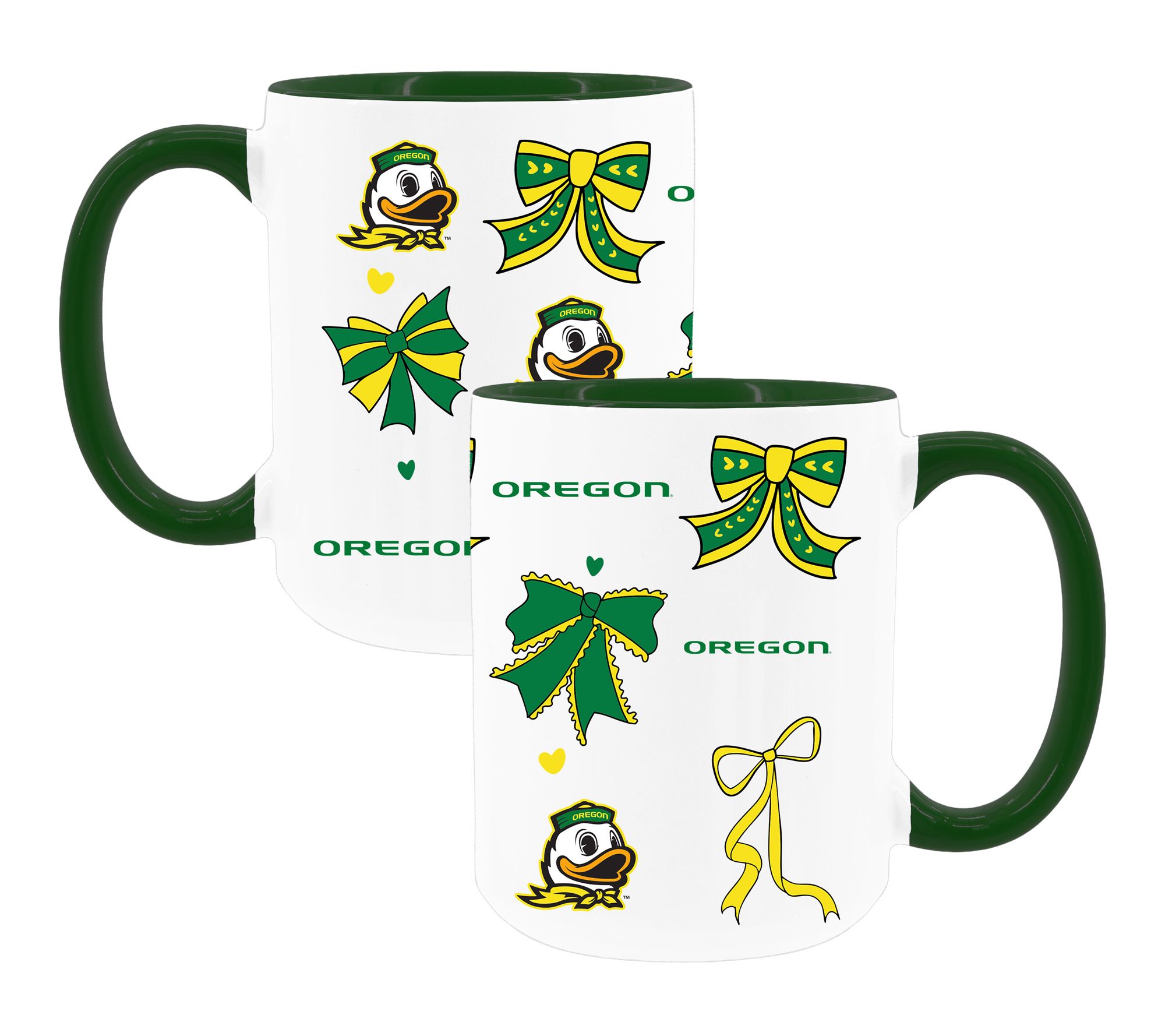Memory Company College 2 pack 15oz Bow Coffee Mug
