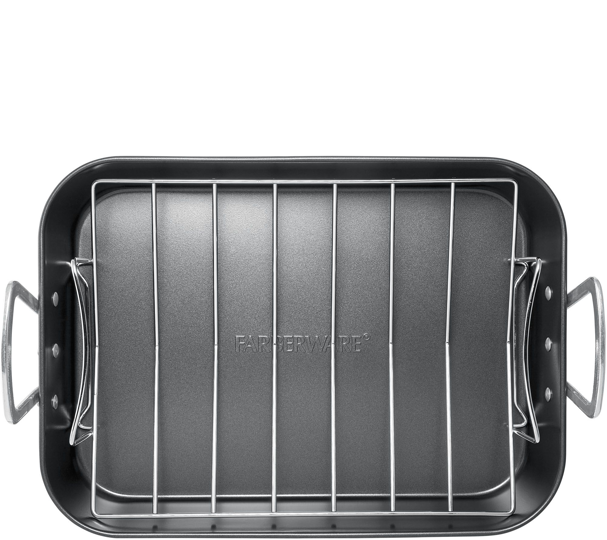 Farberware Bakeware Nonstick Roaster with U-Rack