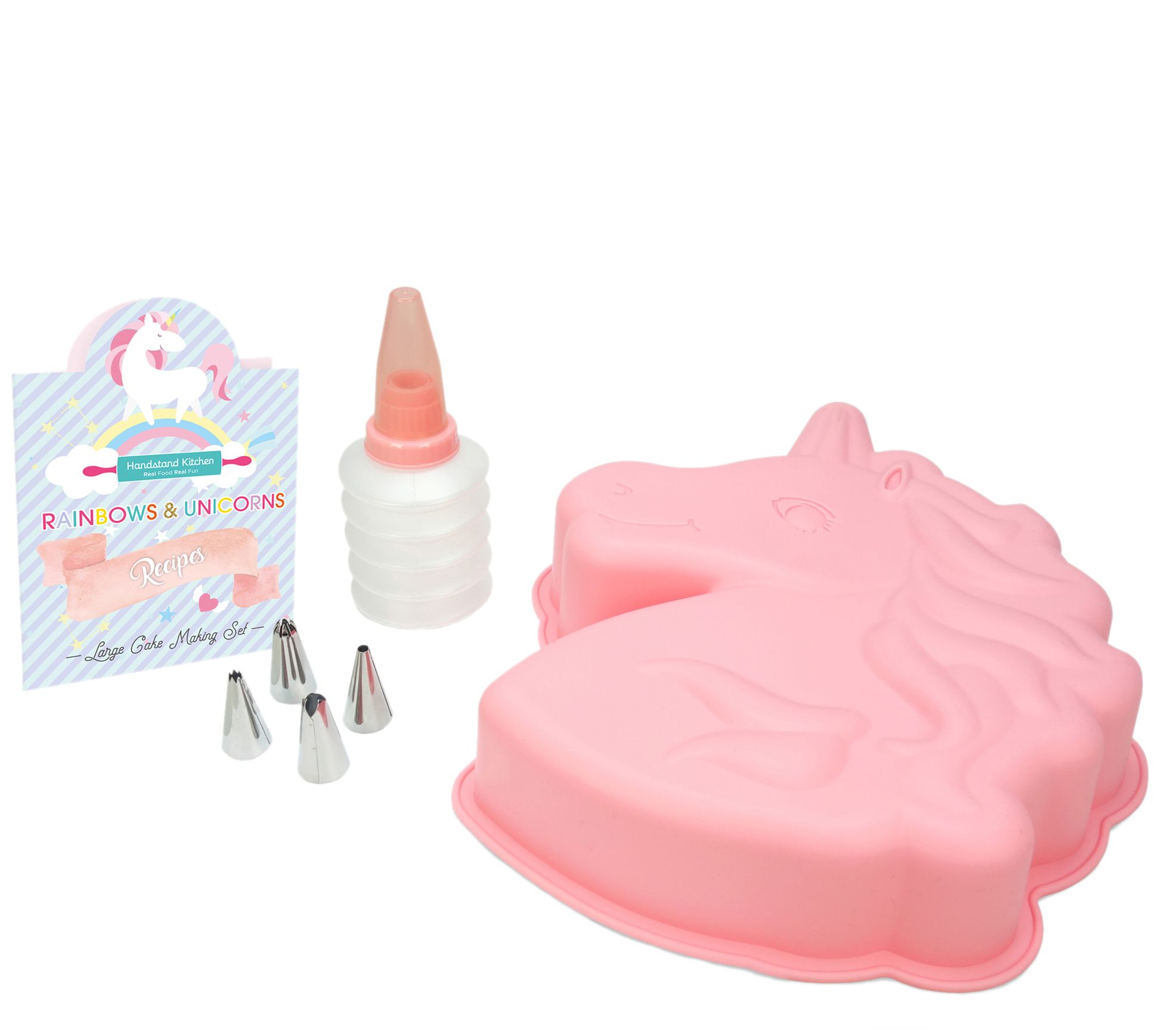 handstand kitchen unicorn cake making set