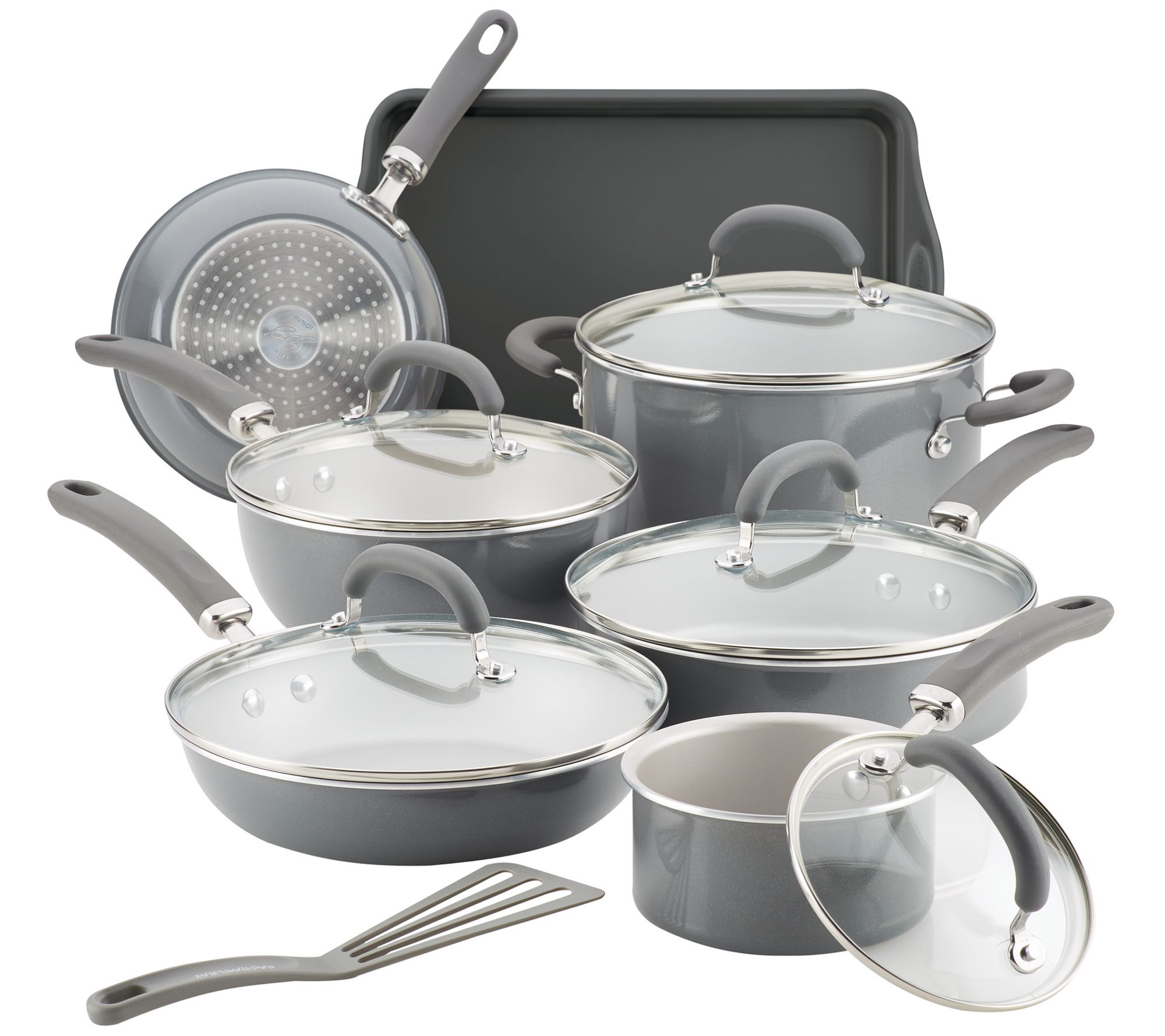 Rachael Ray Create Delicious 13-Pc Nonstick Cookware Set