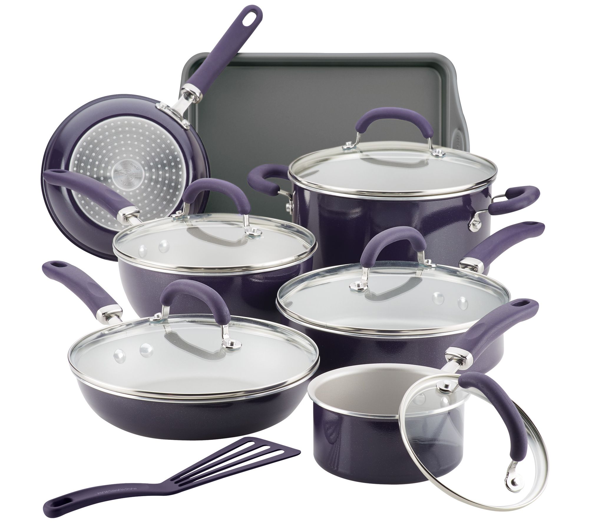 Rachael Ray Create Delicious 13-Pc Nonstick Cookware Set
