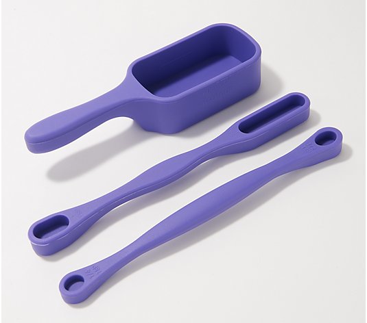 Mad Hungry 3-Piece Silicone Measuring Cup & Spoon Set