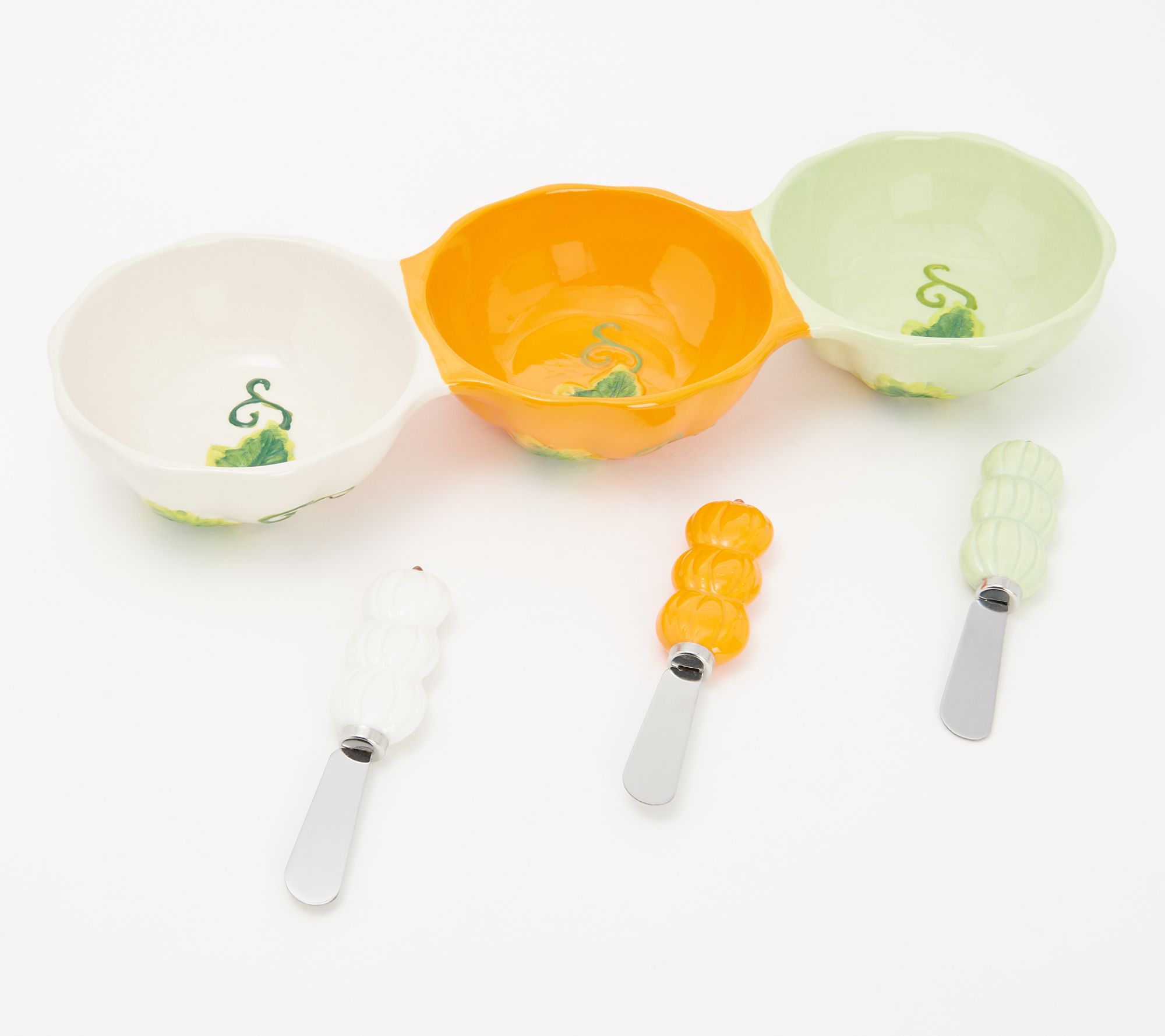 Temp-tations Seasonal App Tray with 3 Spreaders