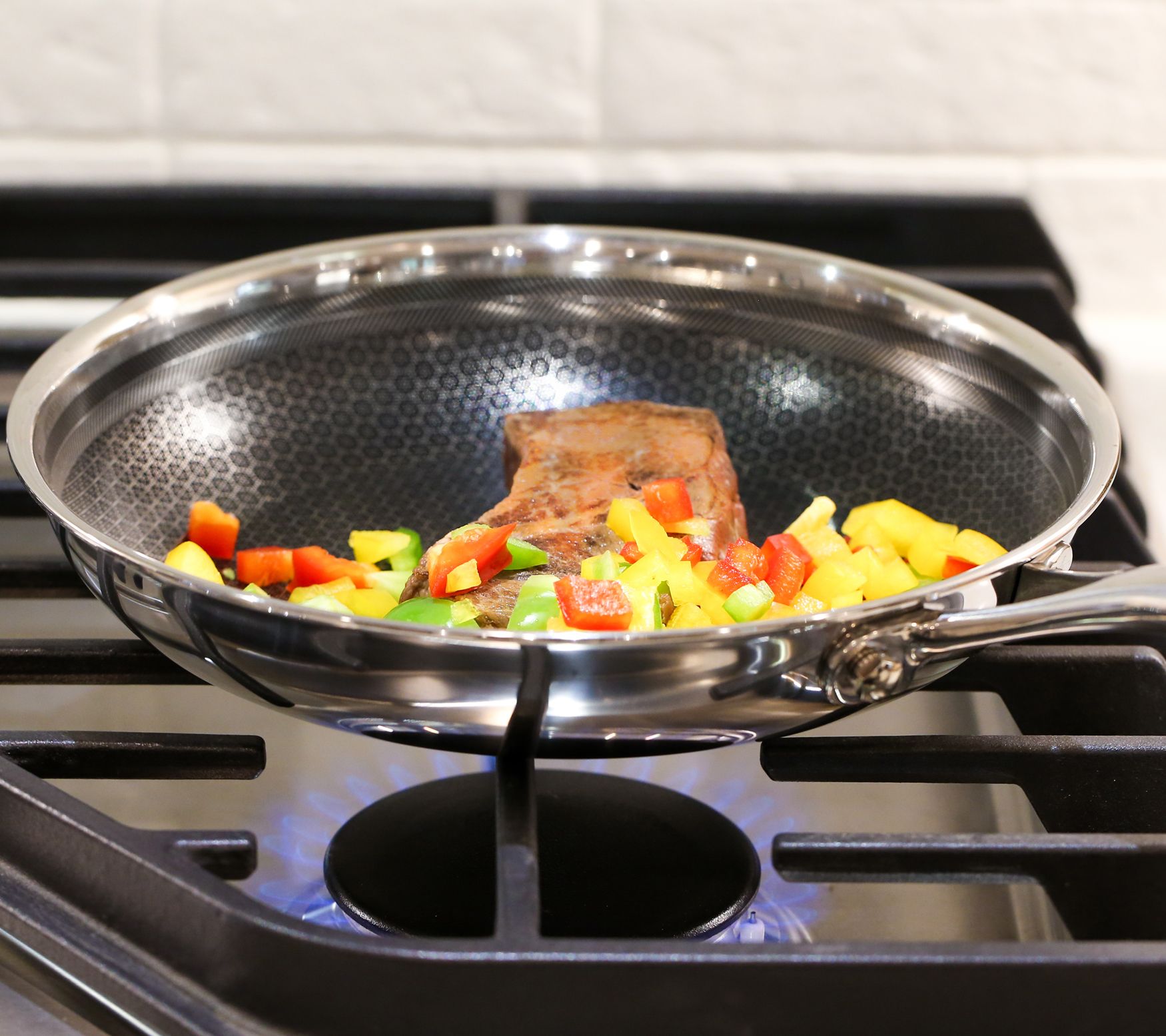 All-Clad Tri-Ply Stainless Steel 8 and 12 Fry Pan Set on QVC 