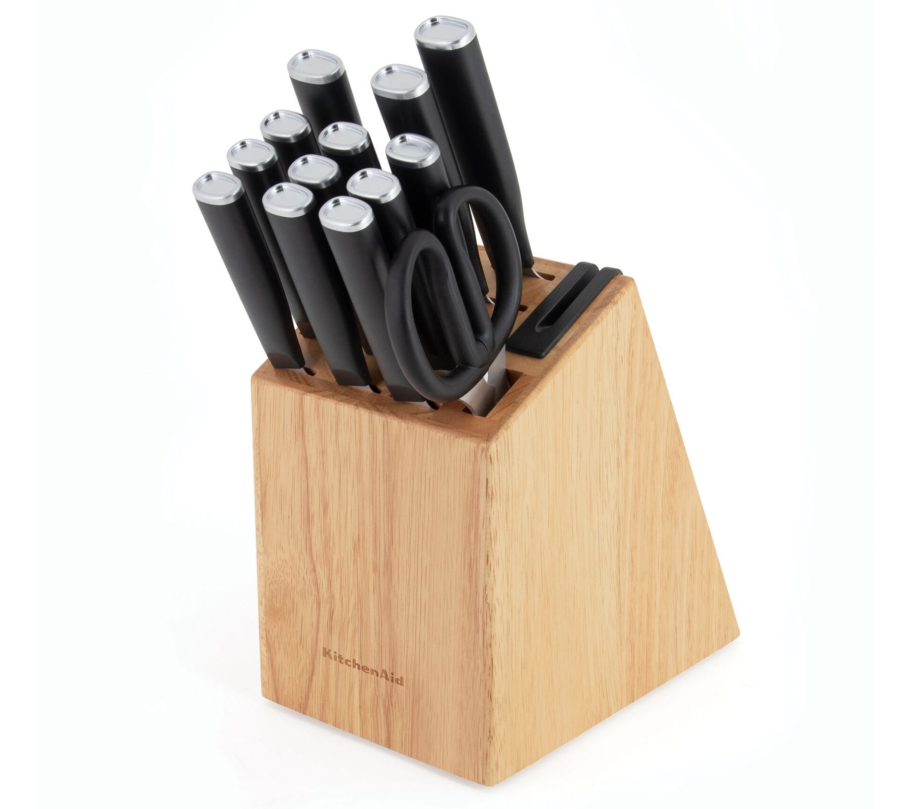 KitchenAid Classic 6-Piece Knife Set with Block - QVC UK