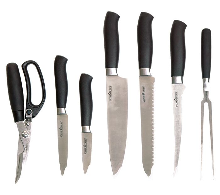 Professional Chef Knife Set With Carrying Case, 9 Pieces
