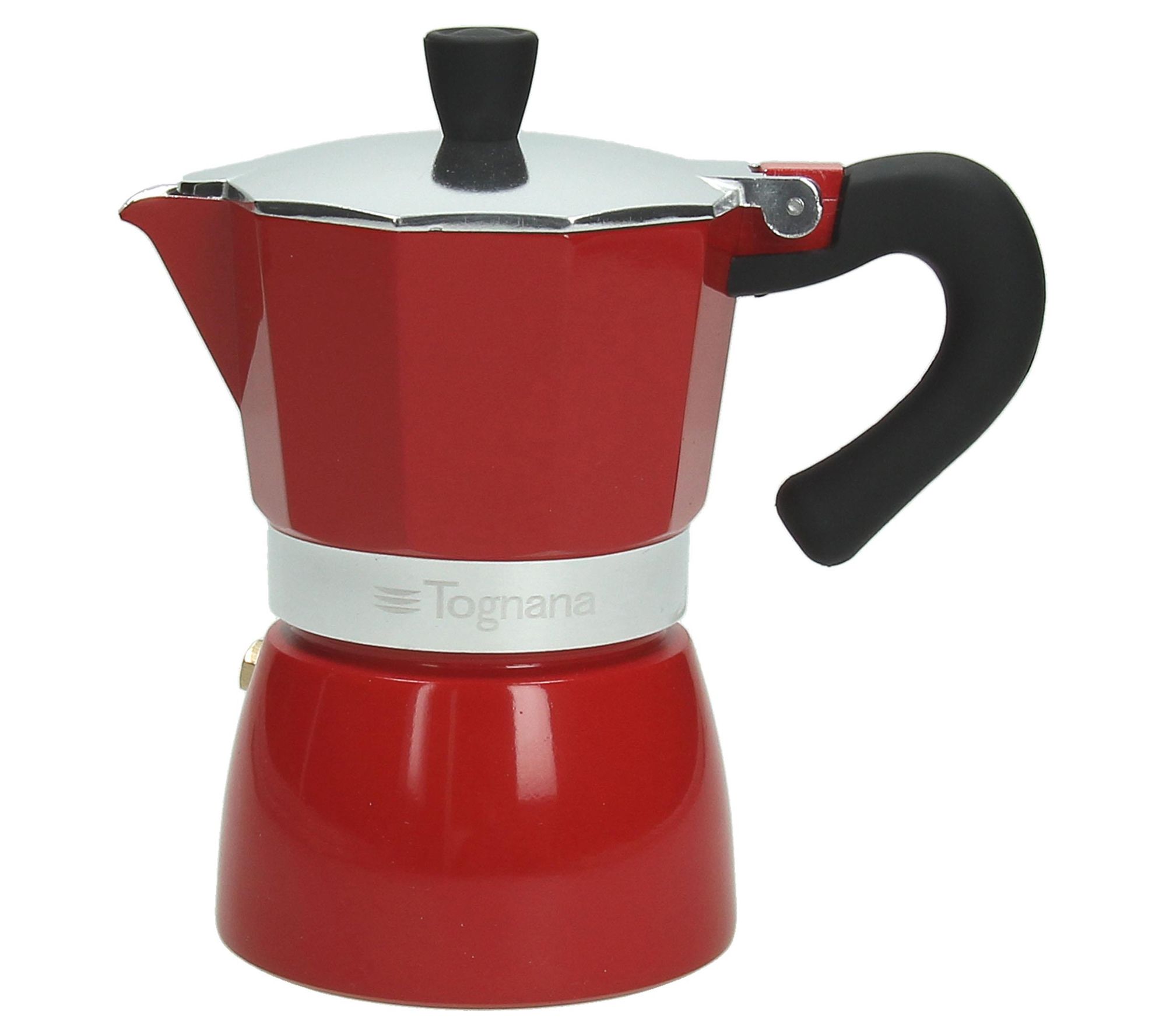 Tognana 6-Cup Stovetop Coffee Maker | Stone & Wood Style