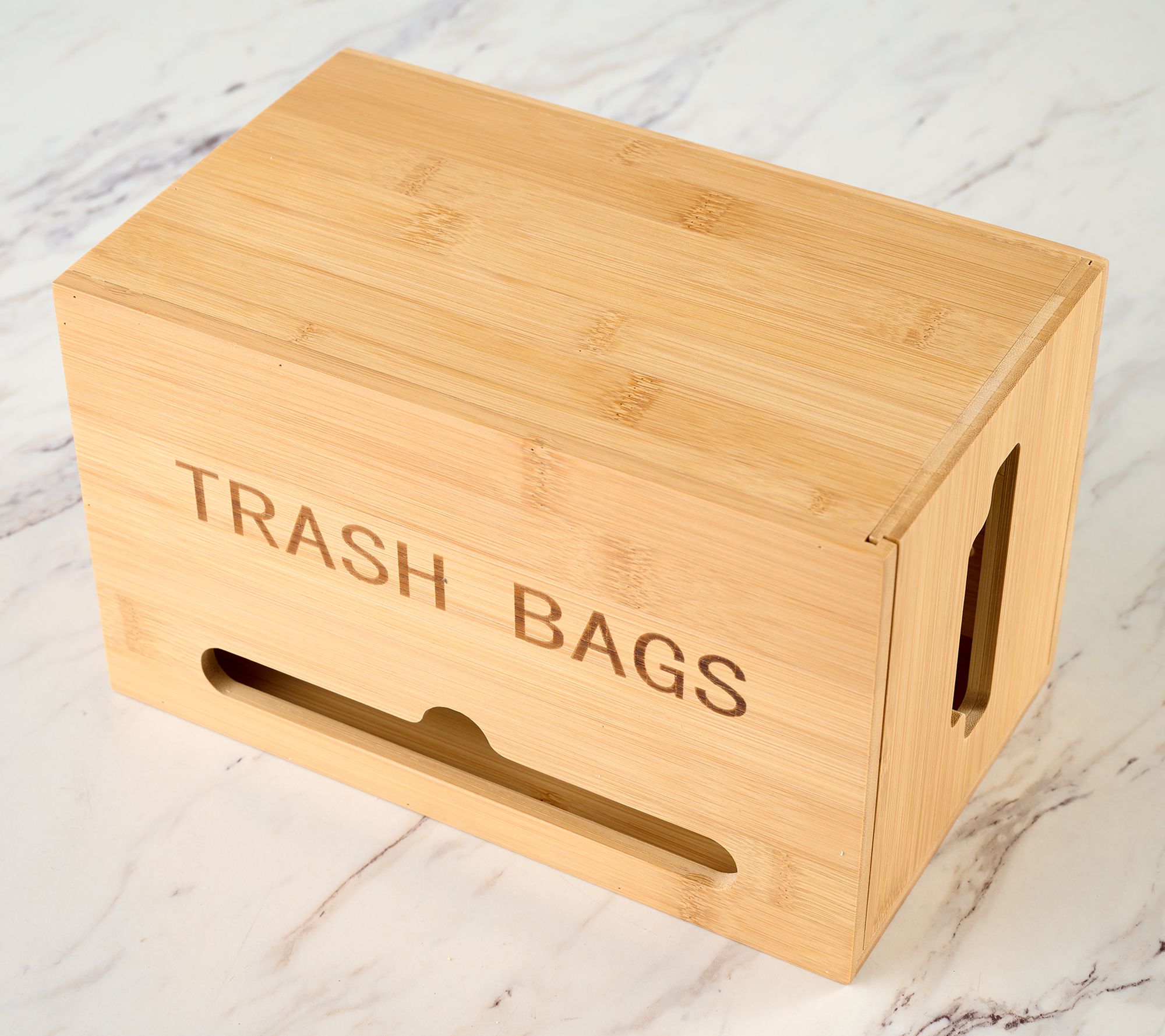 Cella Bamboo Trash Bag Holder & Dispenser