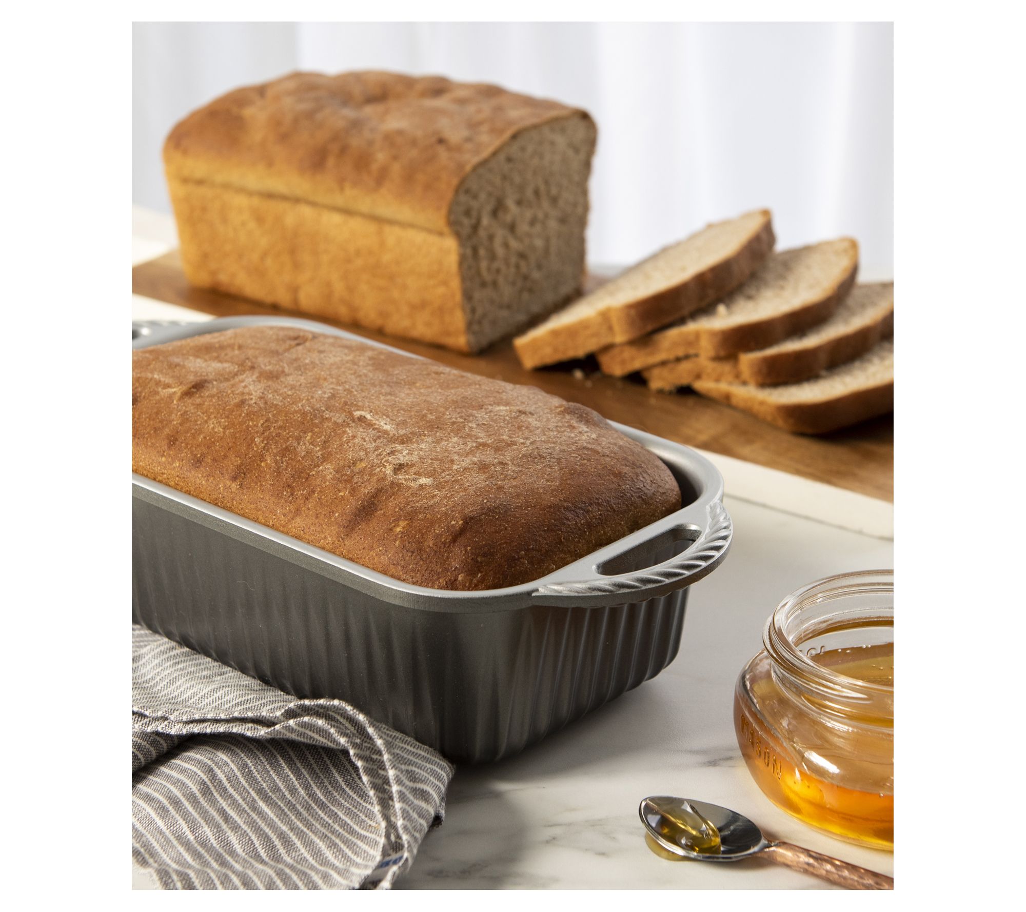 Nordic Ware Procast Classic Loaf Pan Qvc Com