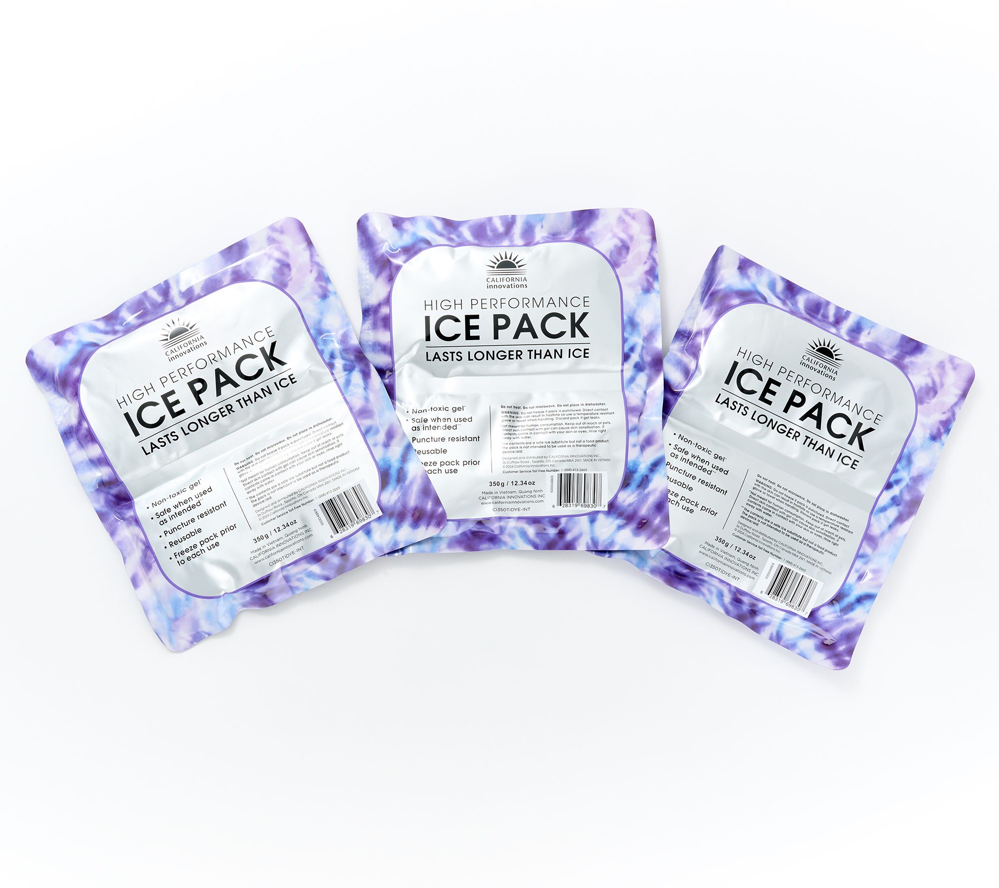 California Innovations Set of 3 Ice Packs