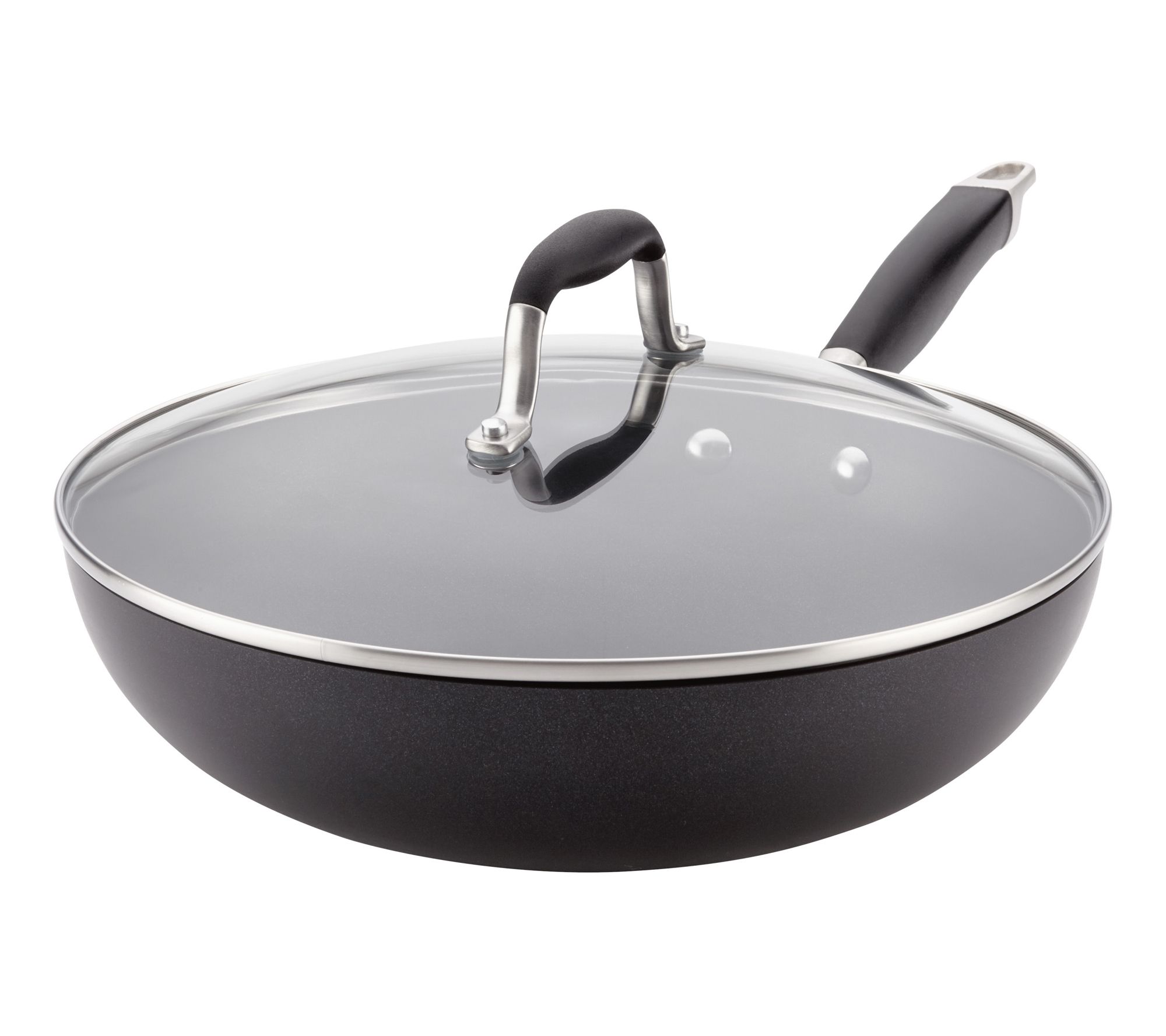 Anolon Advanced Home Hard-Anodized Ultimate Panwith Lid, 12in