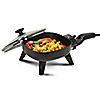 Elite Cuisine 7" x 7" Electric Skillet with Glass Lid, 1 of 6
