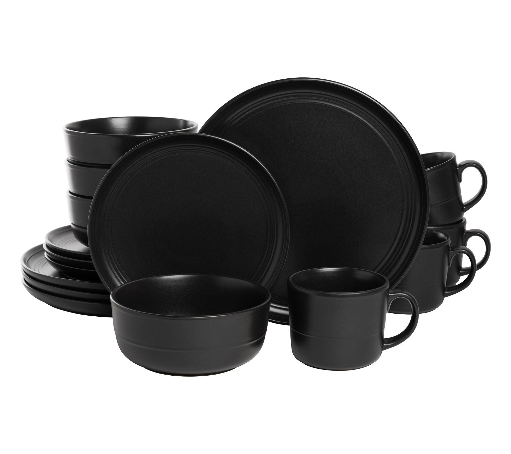 10 Strawberry Street Double Line 16 Piece Dinne rware Set
