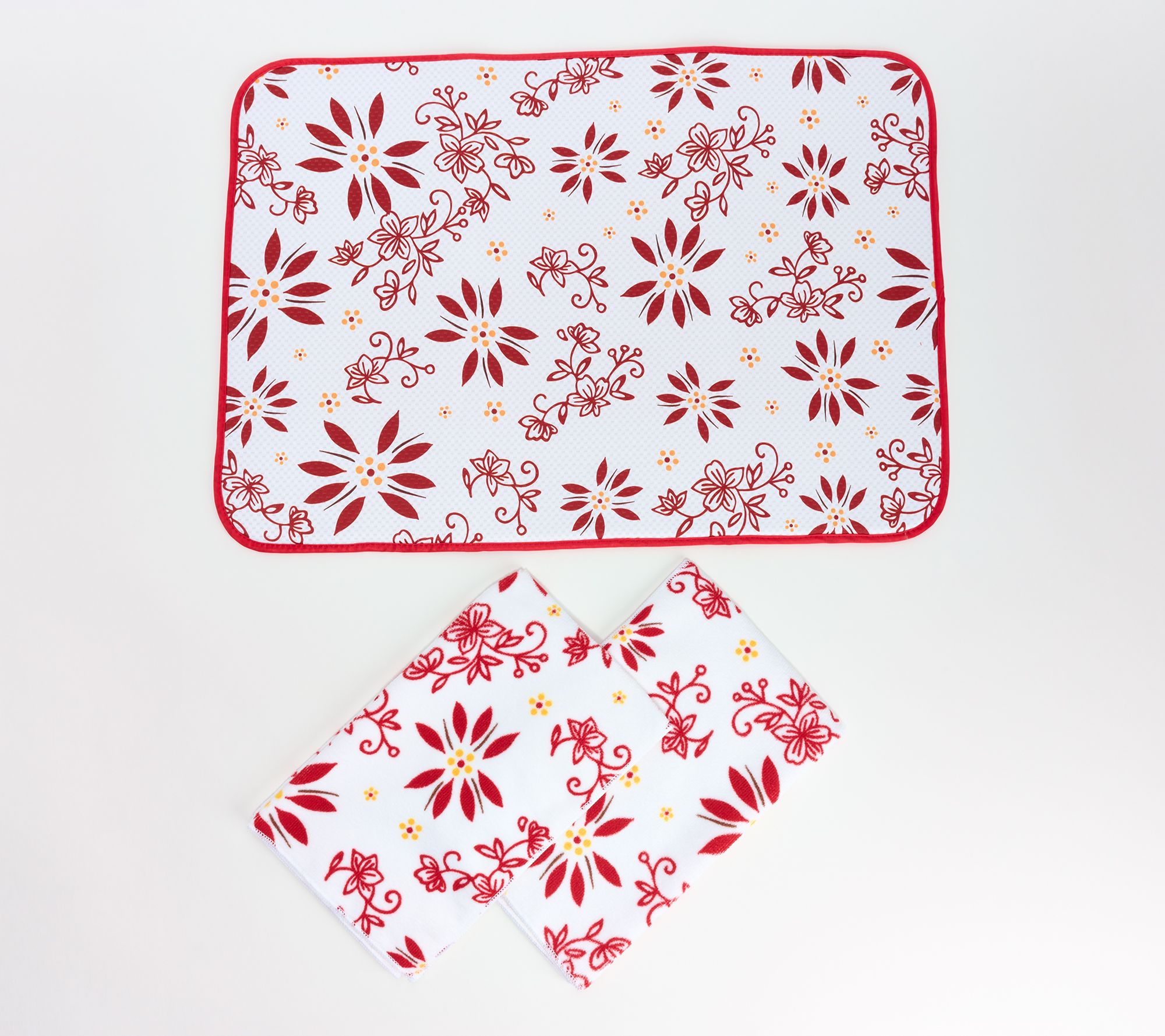 "As Is" Temp tations XL Drying Mat & (2) Microfiber Towels Set