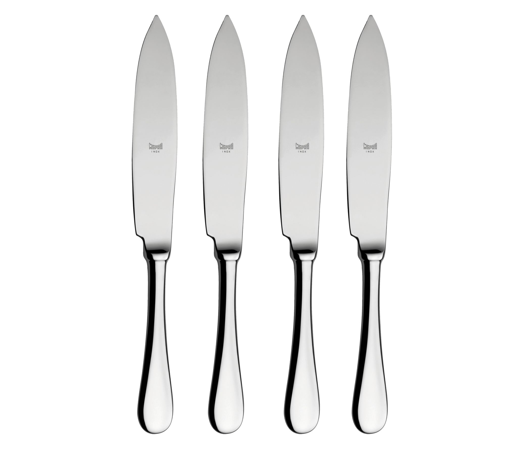 Mepra 4pc Happy American Steak Knives Set- Stainless Steel