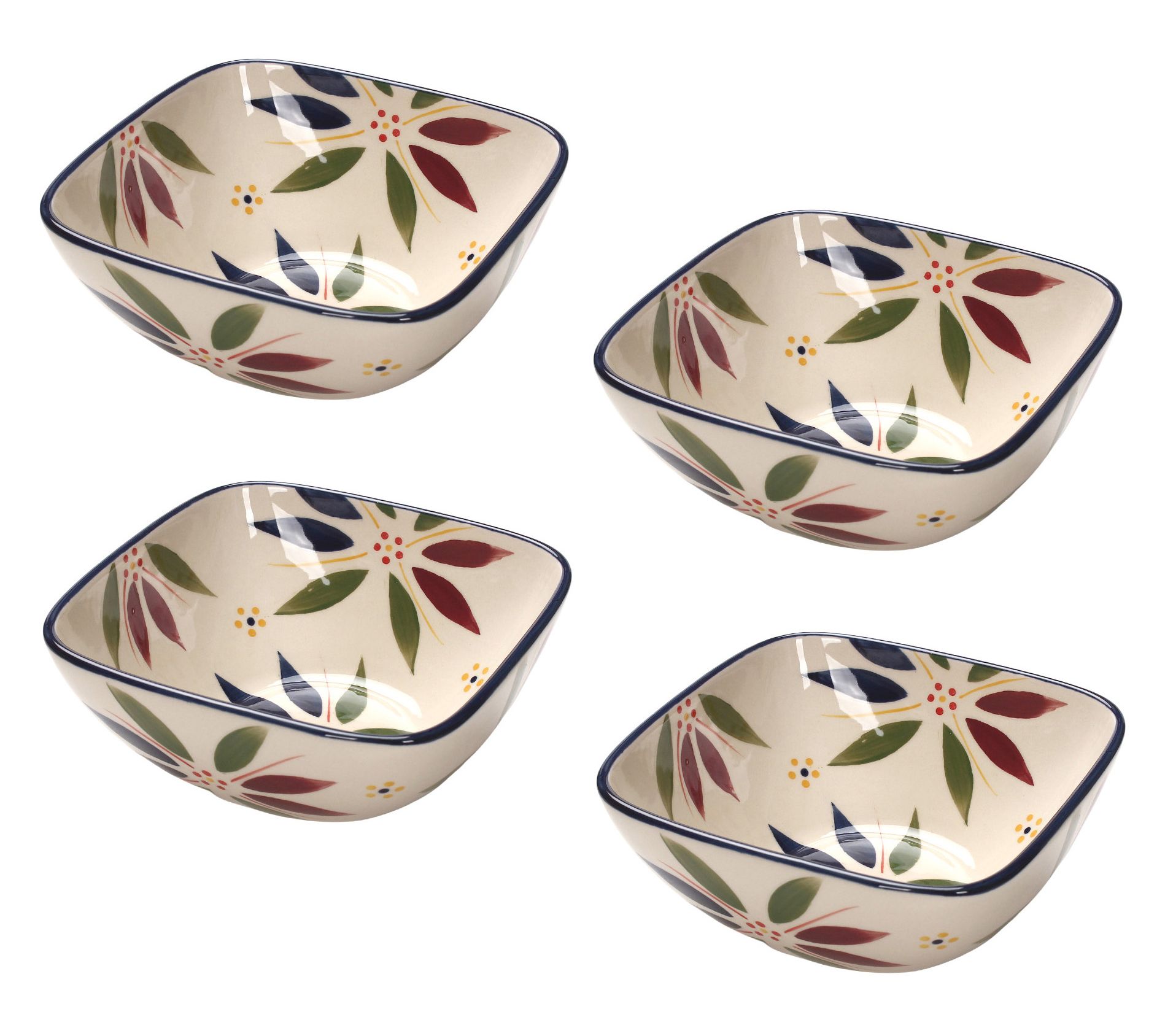 "As Is" Temp-tations Old World Set of (4) 24-oz Cereal Bowls