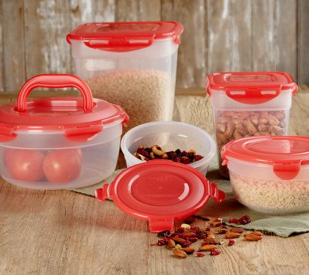 Snapware 8-Piece Mixed Glass & Plastic Storage Set on QVC 