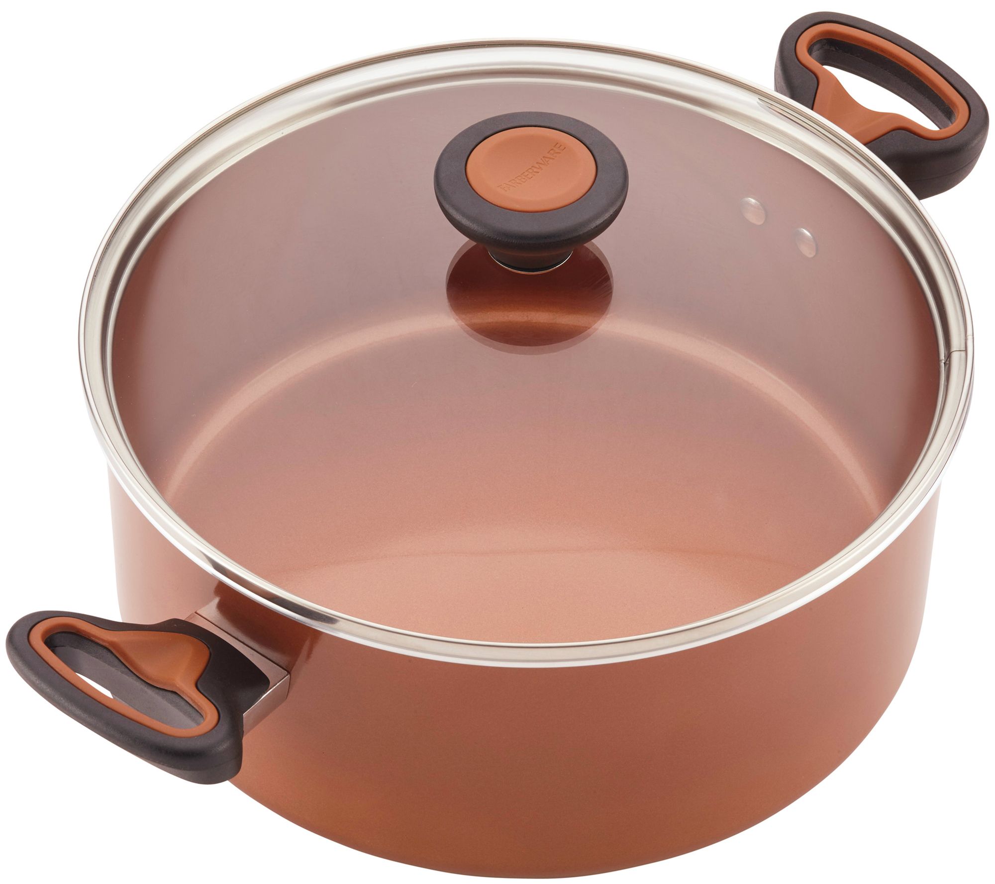 Farberware Glide 11Piece Copper Ceramic Nonstick Cookware Se