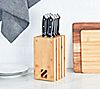 Zakarian by Dash Bamboo Wood Magnetic Knife Block, 4 of 7