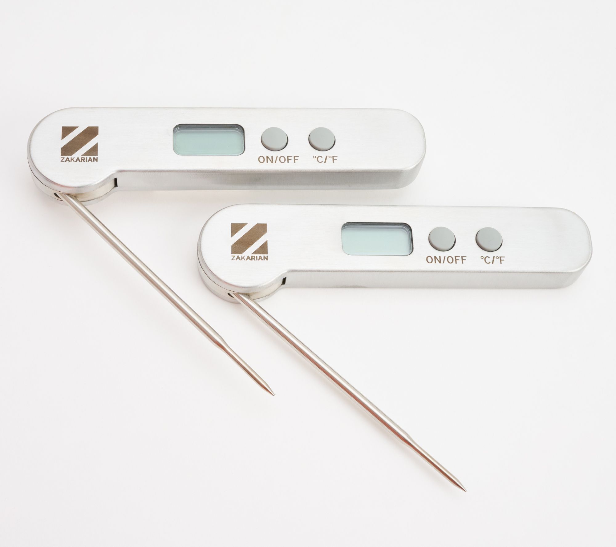 2 Sets Stainless Steel Thermometer Probe Grill Meat Probes with