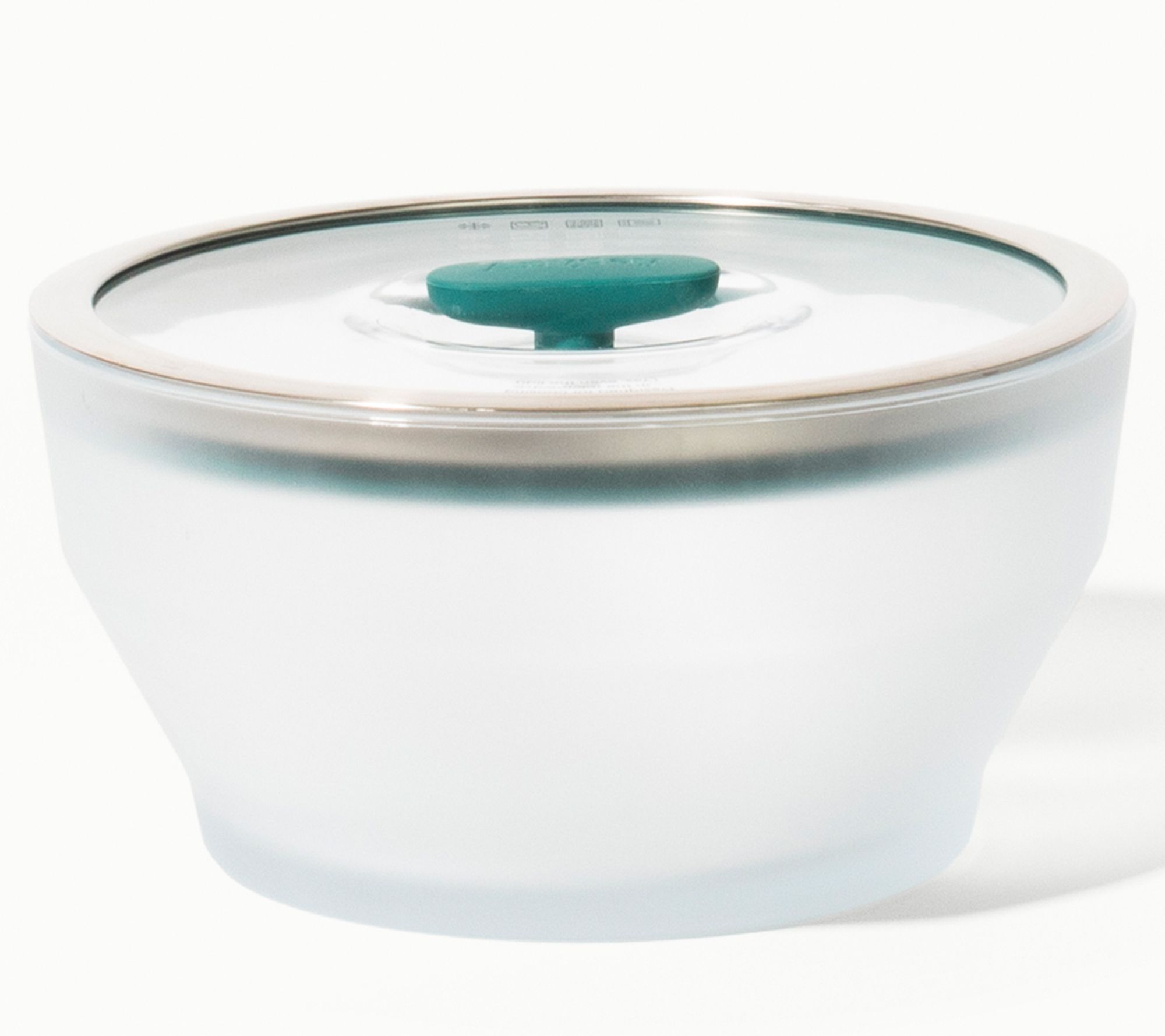 Anyday 8-Cup Frosted Glass Deep Dish