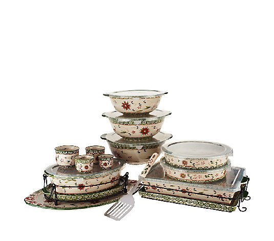 "As is" Temp-tations Old World 7-Piece Bake & Serve Set 