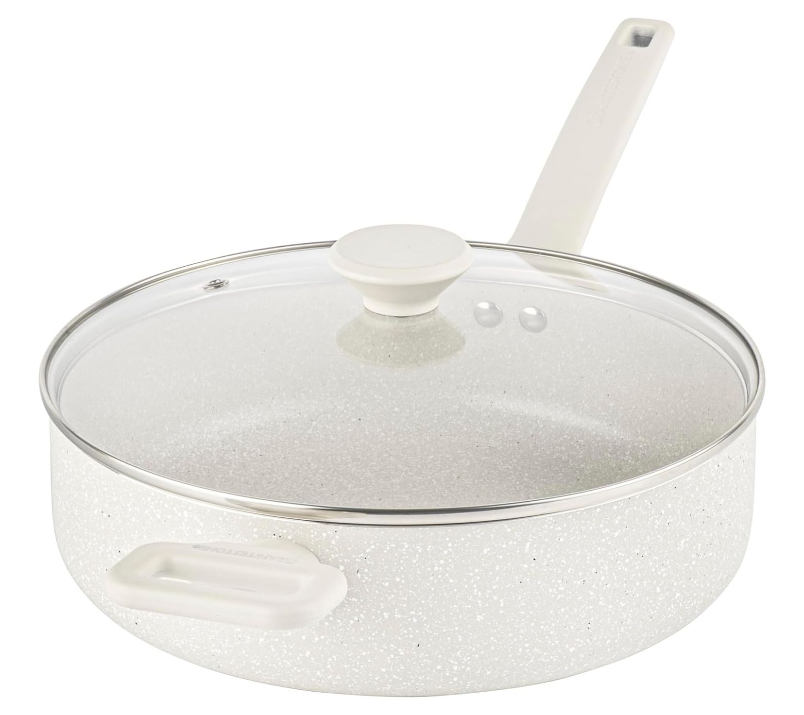 Granitestone Desert Beige 4 QT Nonstick Jumbo Cooker with Lid