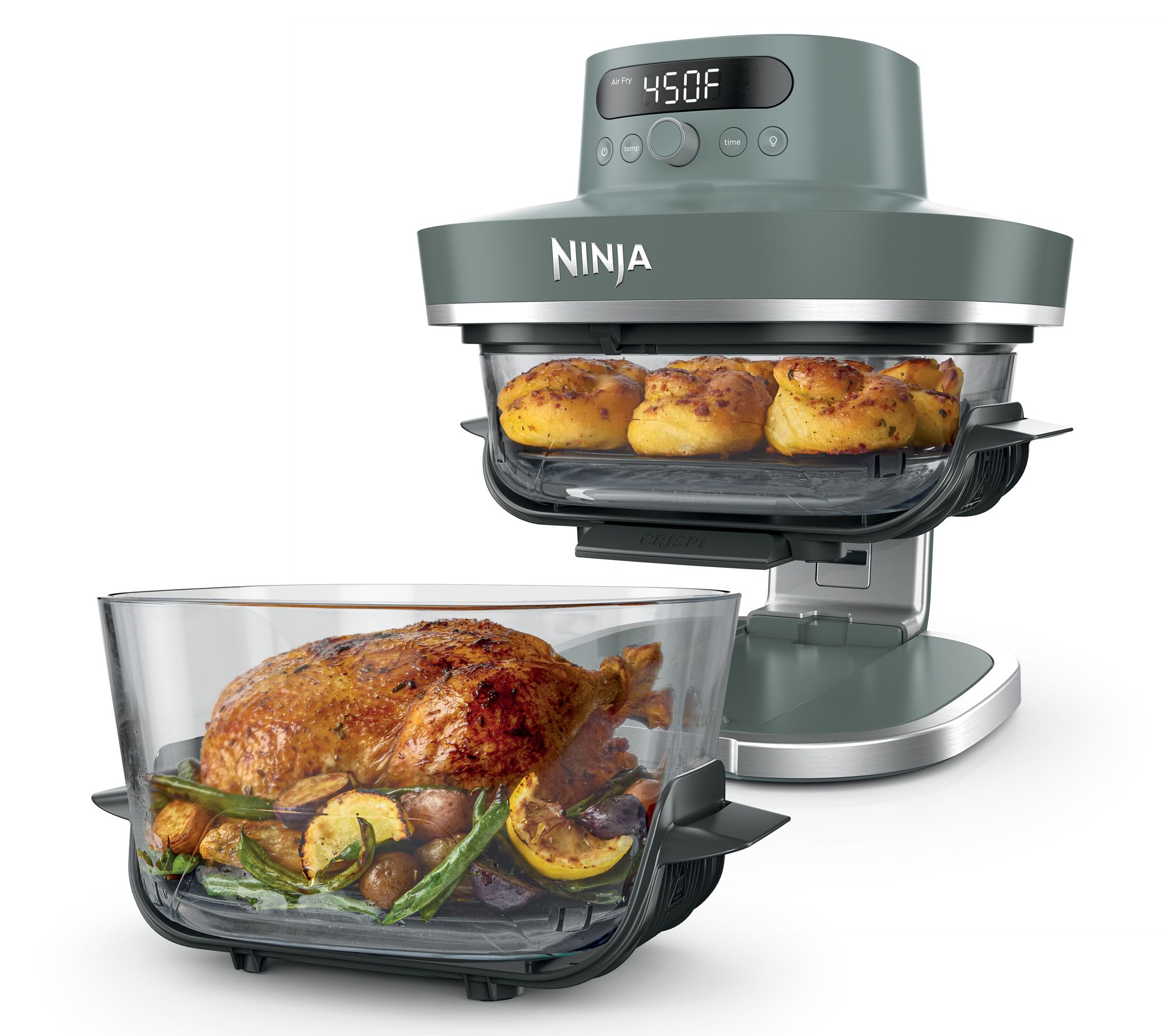 Ninja Crispi Pro 6-in-1 Countertop Glass Air Fryer