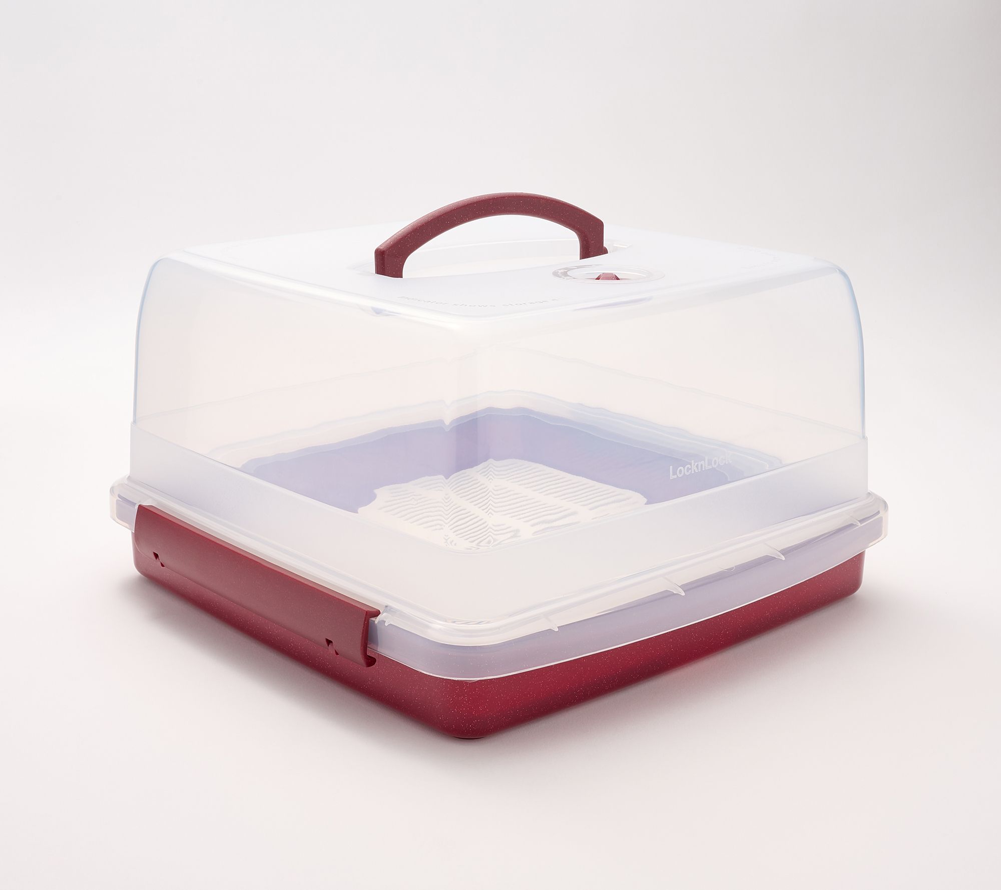 LocknLock Square Cake Carrier w/ Handle Lid