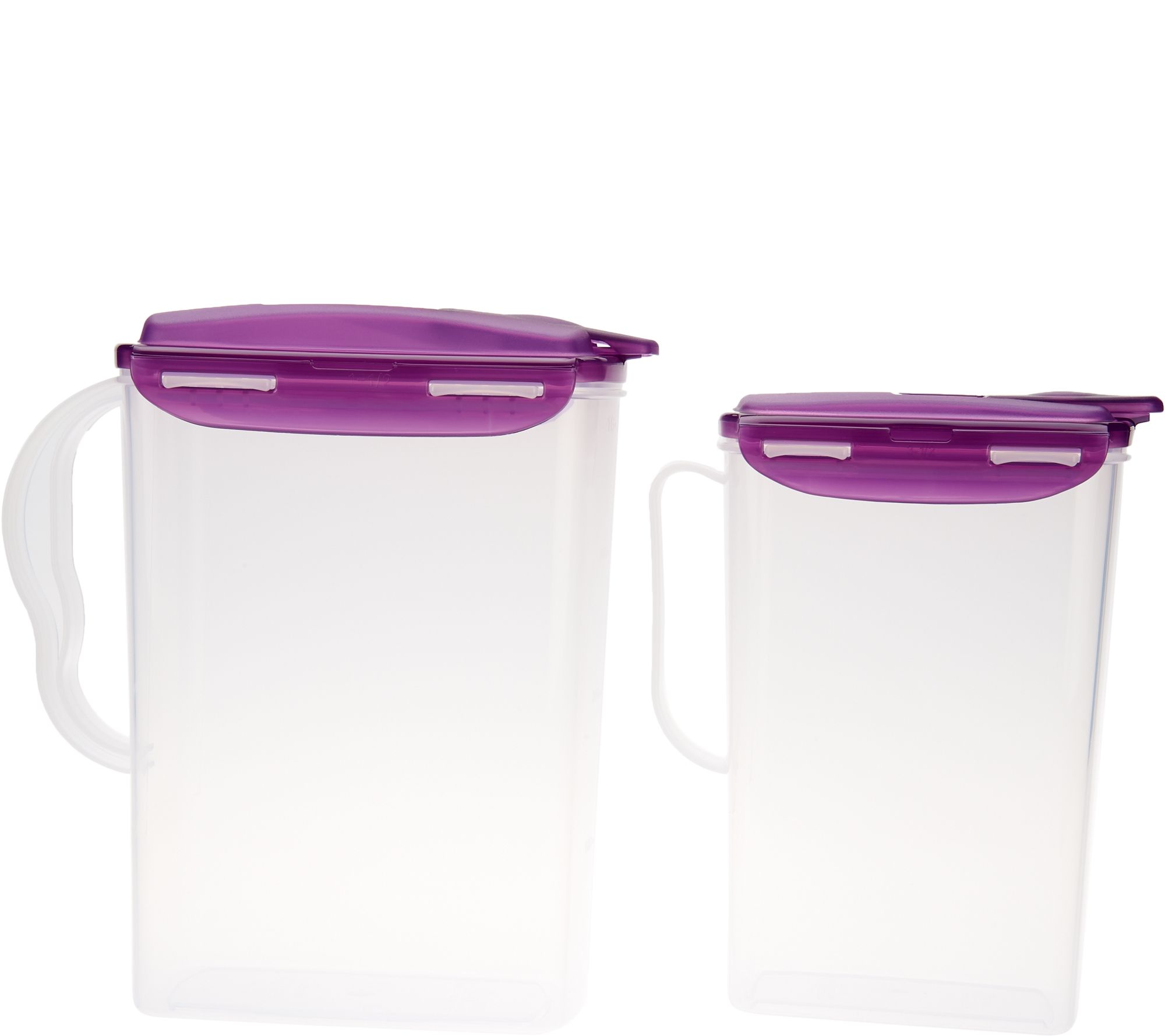 Rubbermaid Simply Pour Pitcher - Clear/Red, 1 gal - Gerbes Super