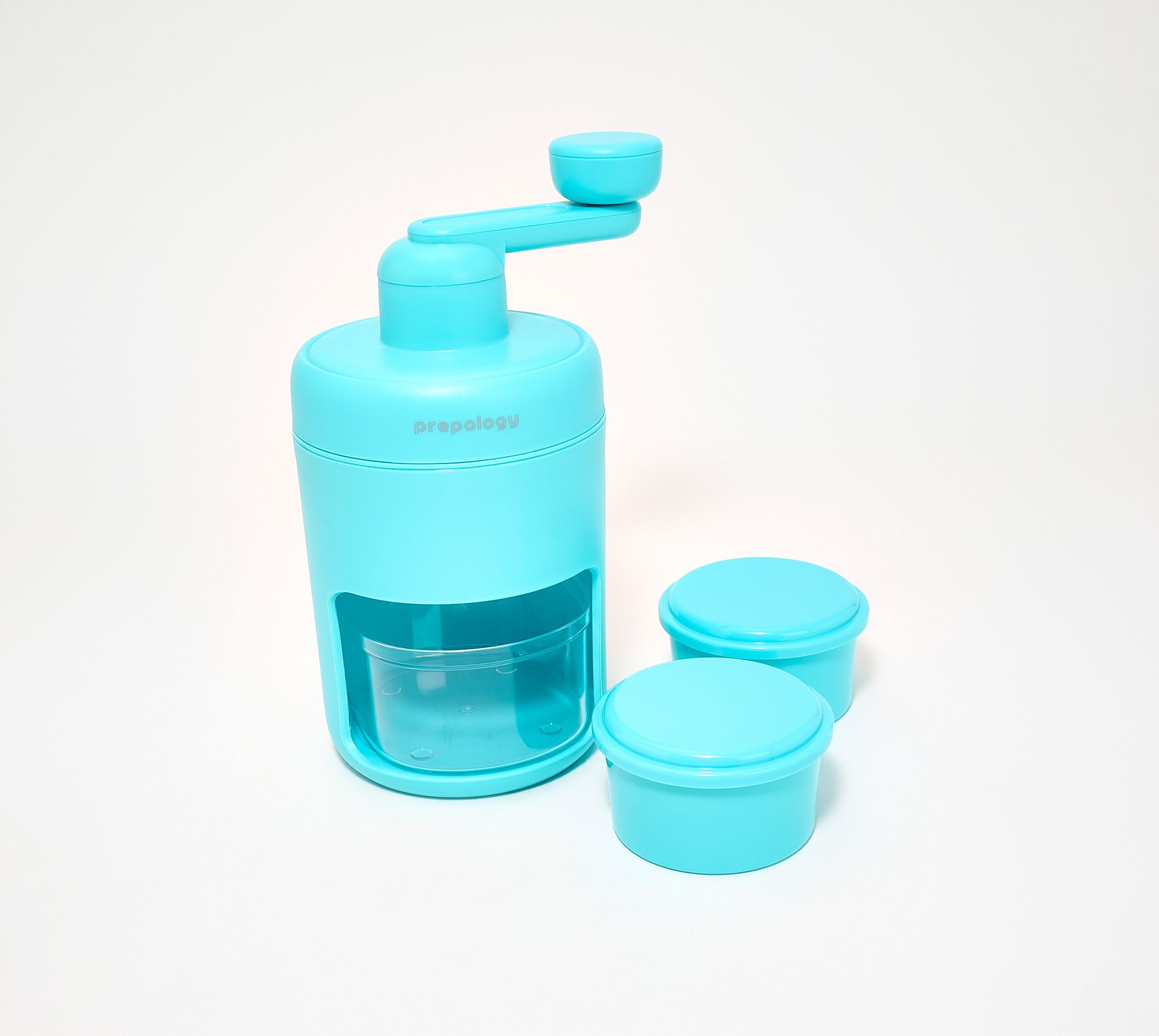 "As Is" Prepology Manual Shaved Ice Maker w/ (2) Freeze Cups