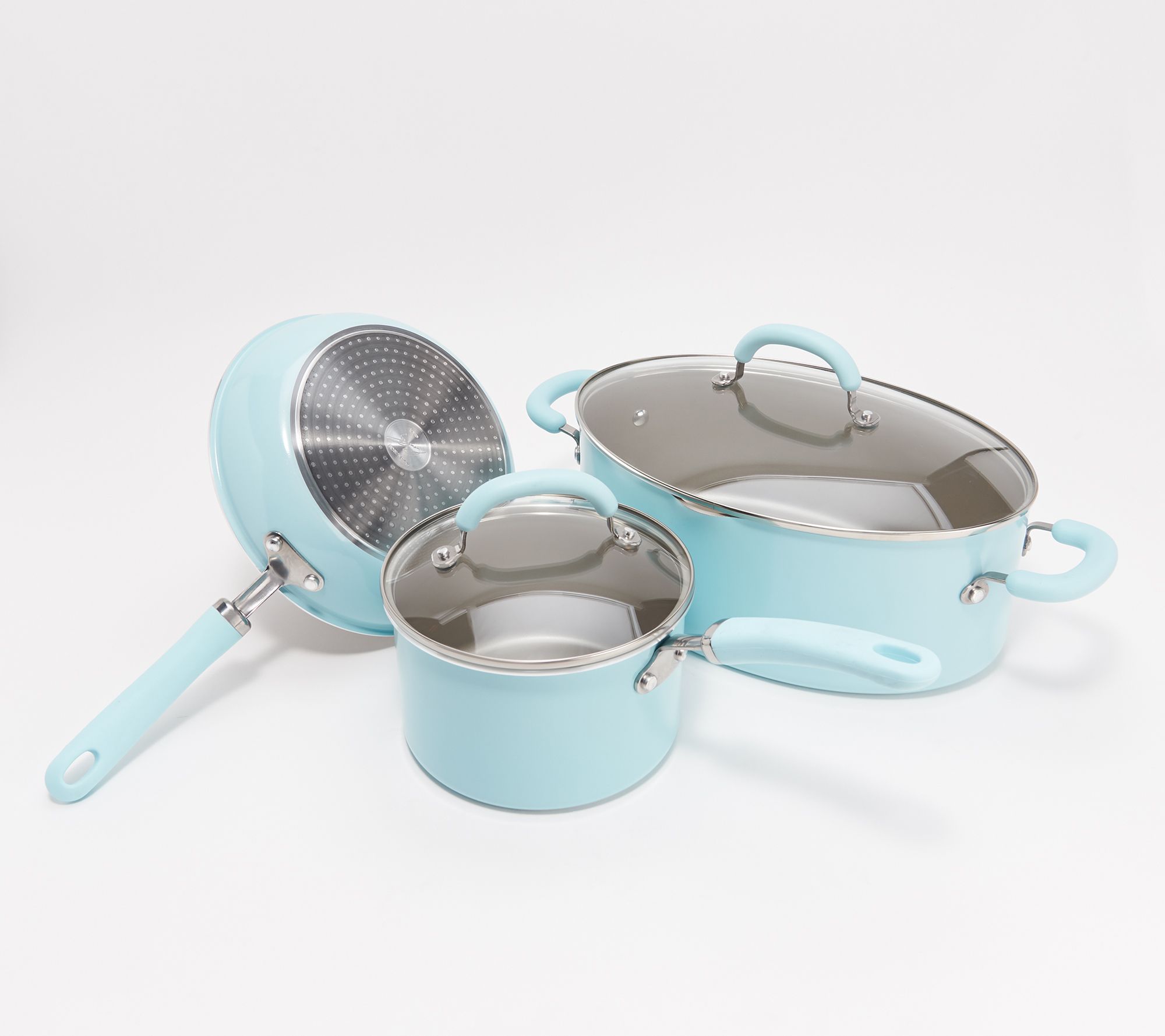 Rachael Ray Create Delicious Aluminum 11-pc Cookware Set 
