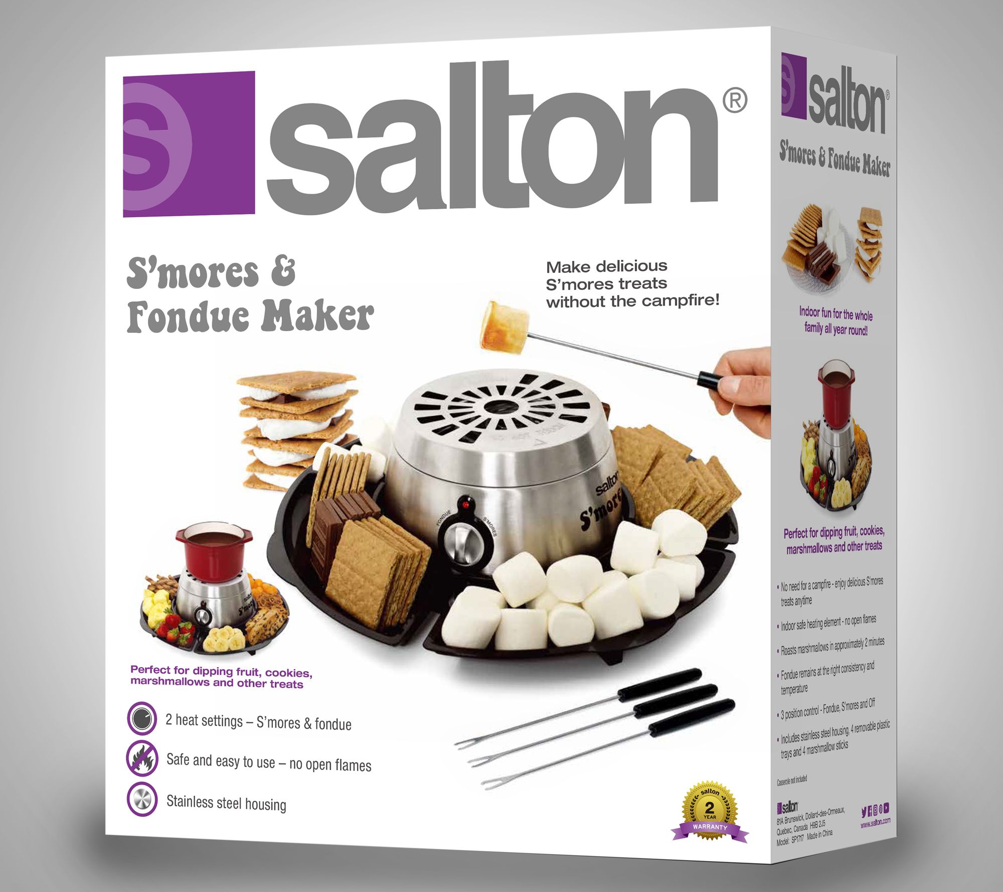 Salton S'mores and Fondue Maker 