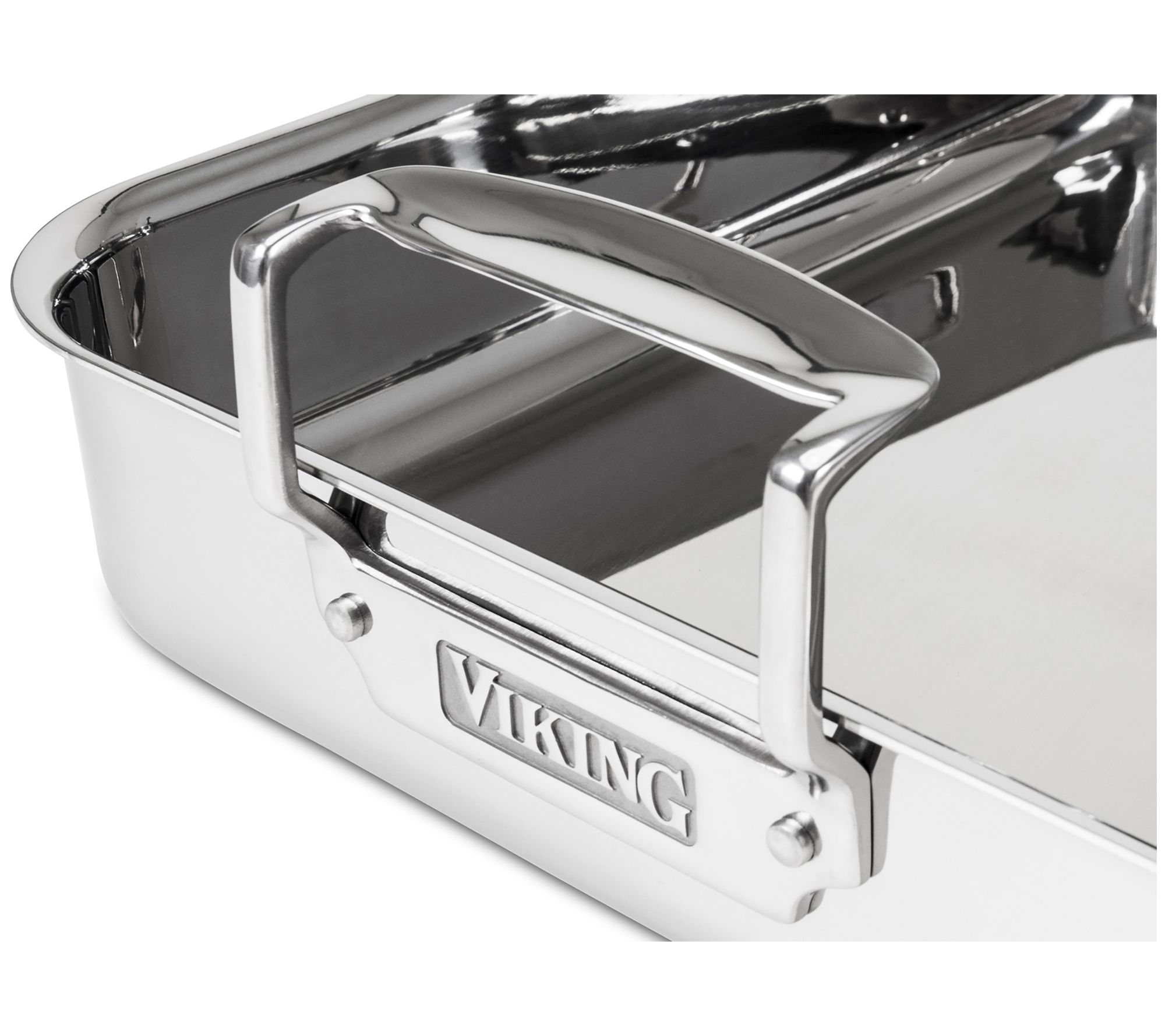 Viking 3-Ply Roasting Pan with Rack & Carving Set