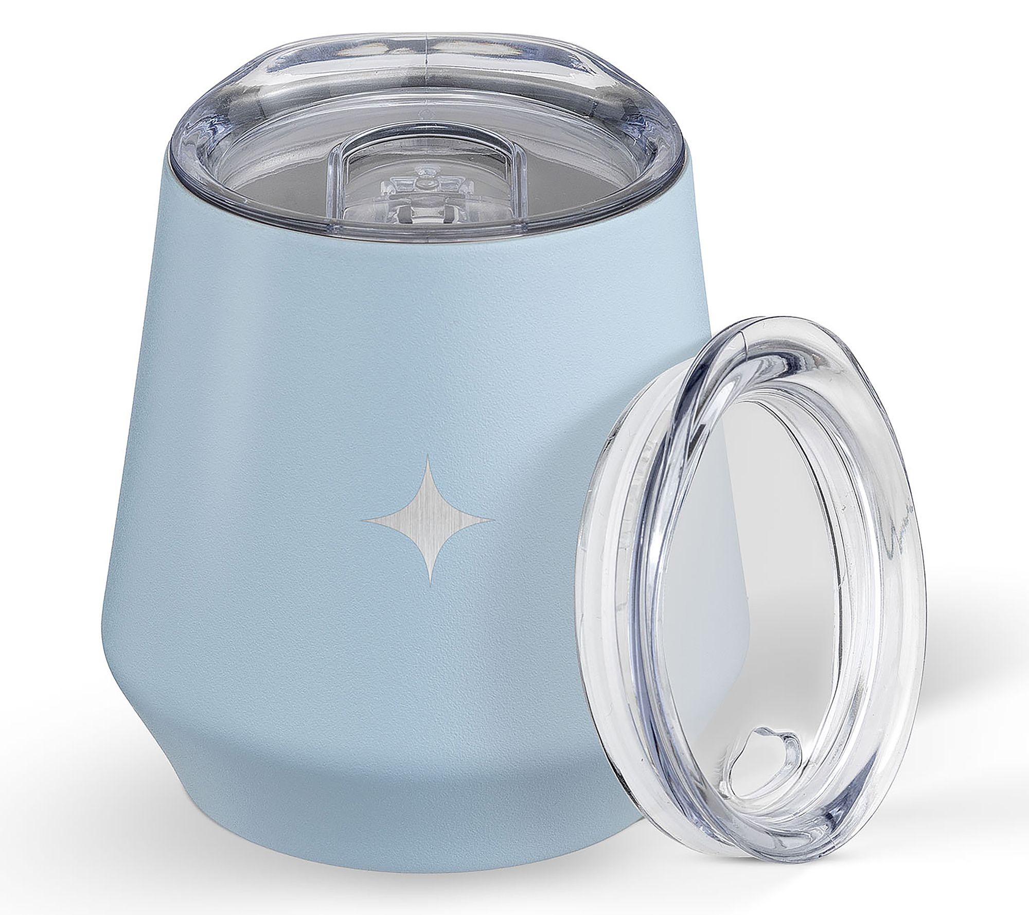 JoyJolt  12oz Vacuum Insulated Stemless Wine Tubler w/ Lid