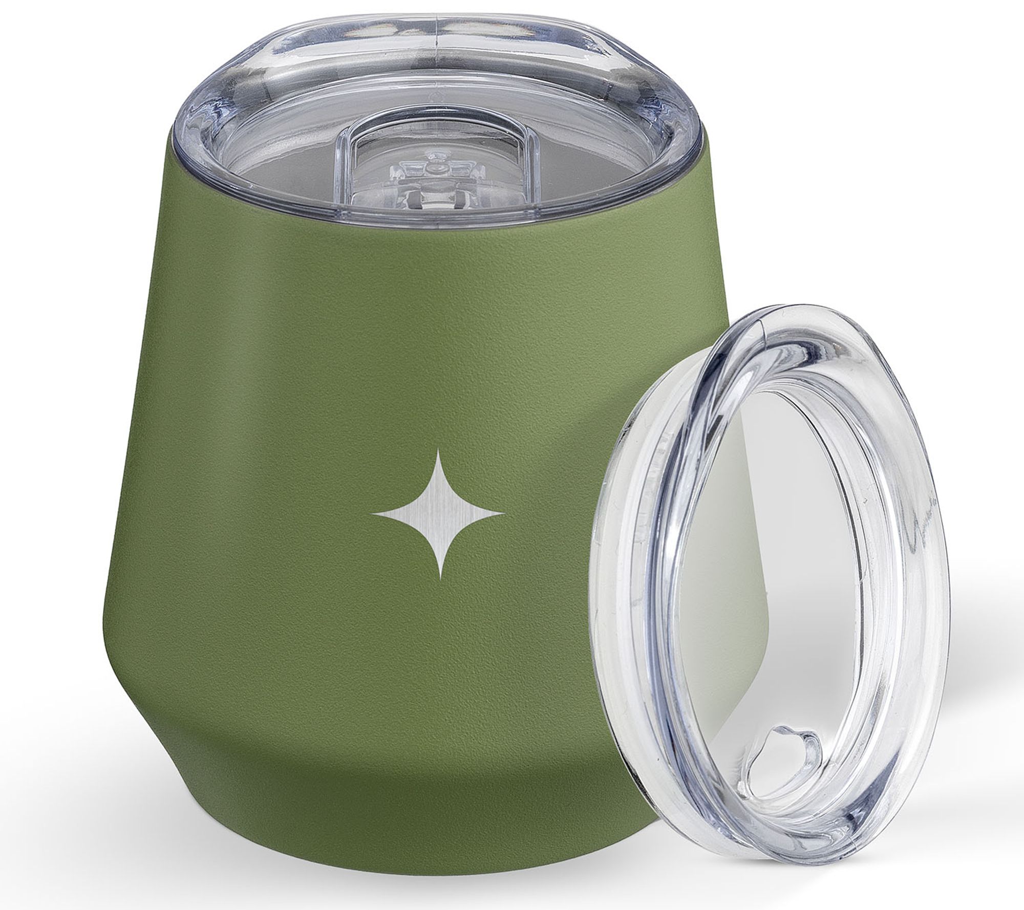 JoyJolt  12oz Vacuum Insulated Stemless Wine Tubler w/ Lid