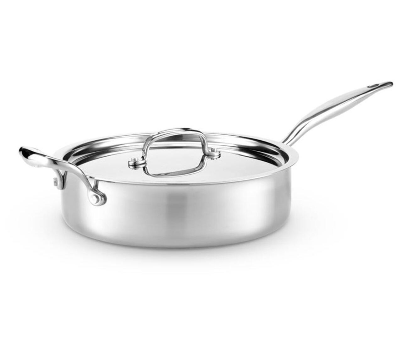 Heritage Steel 4 QT Saute Pan with Lid