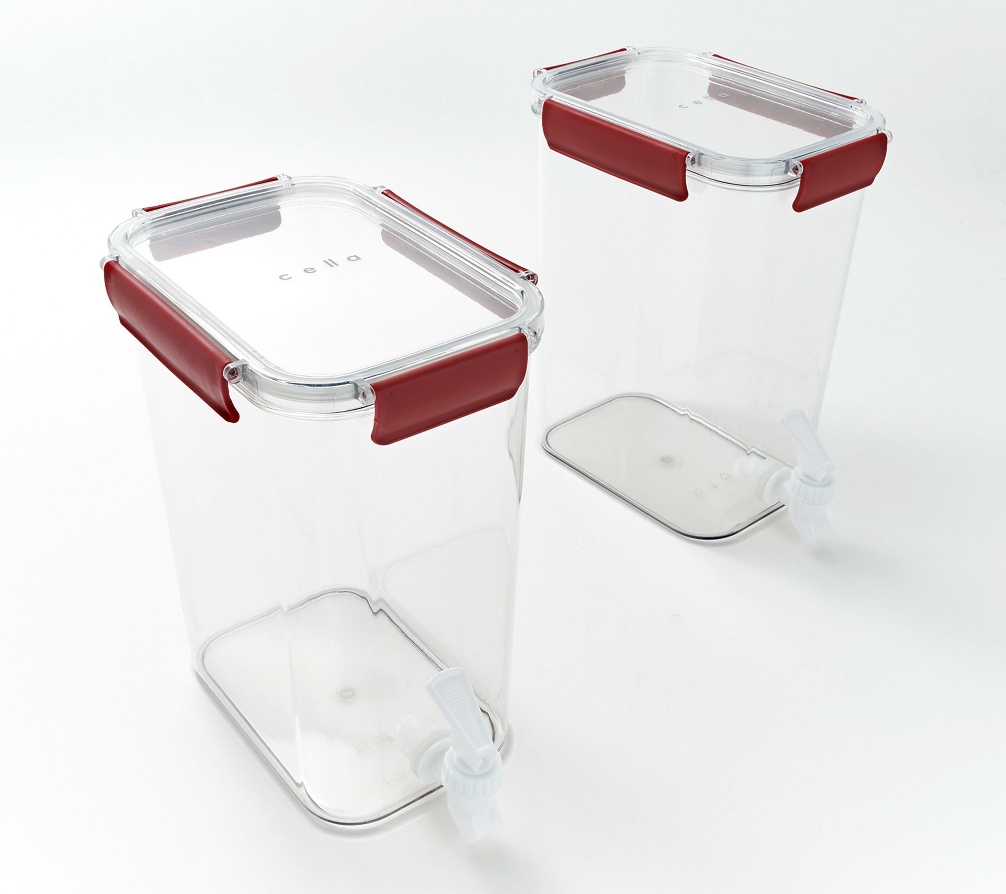 Cella Set of (2) 1-Gallon Beverage Dispensers