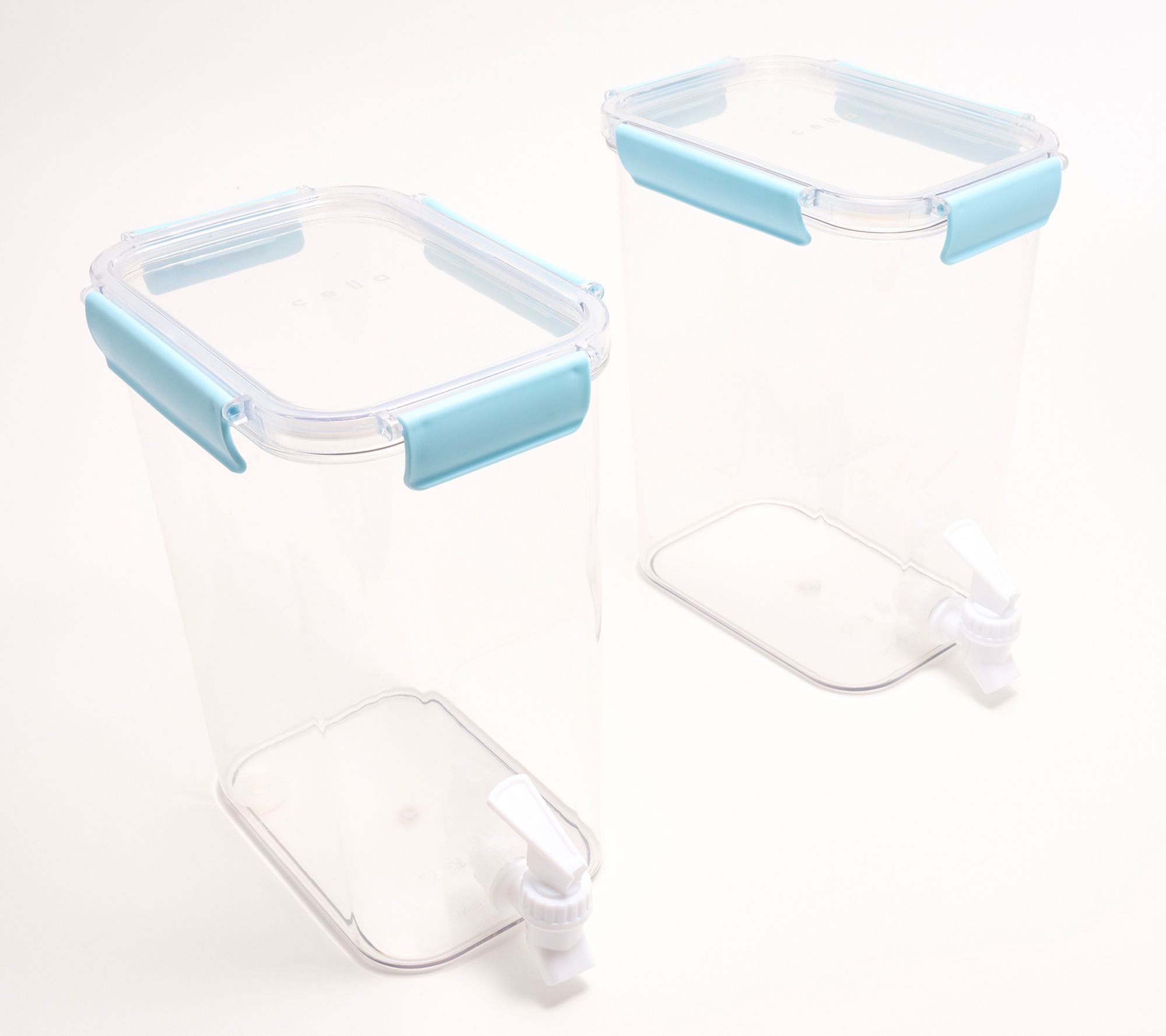 Cella Set of (2) 1-Gallon Beverage Dispensers