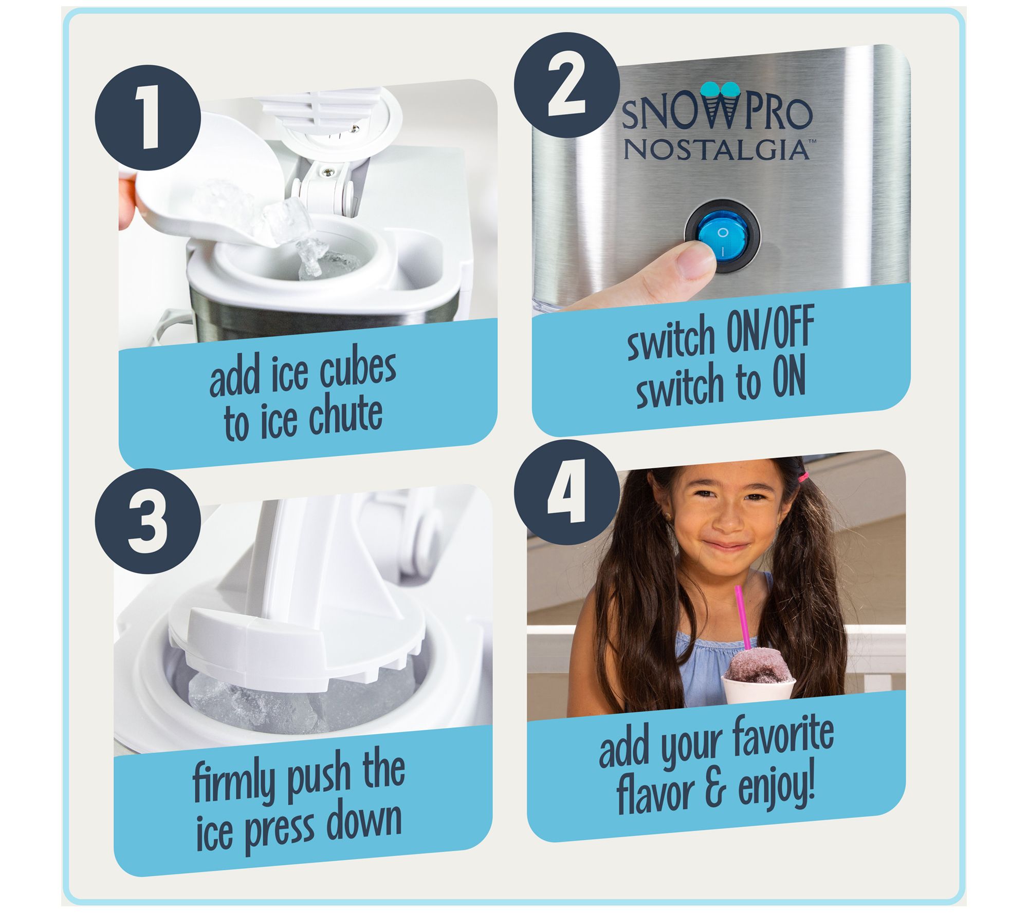 Nostalgia SnowPro Shaved Ice & Snow Cone Maker