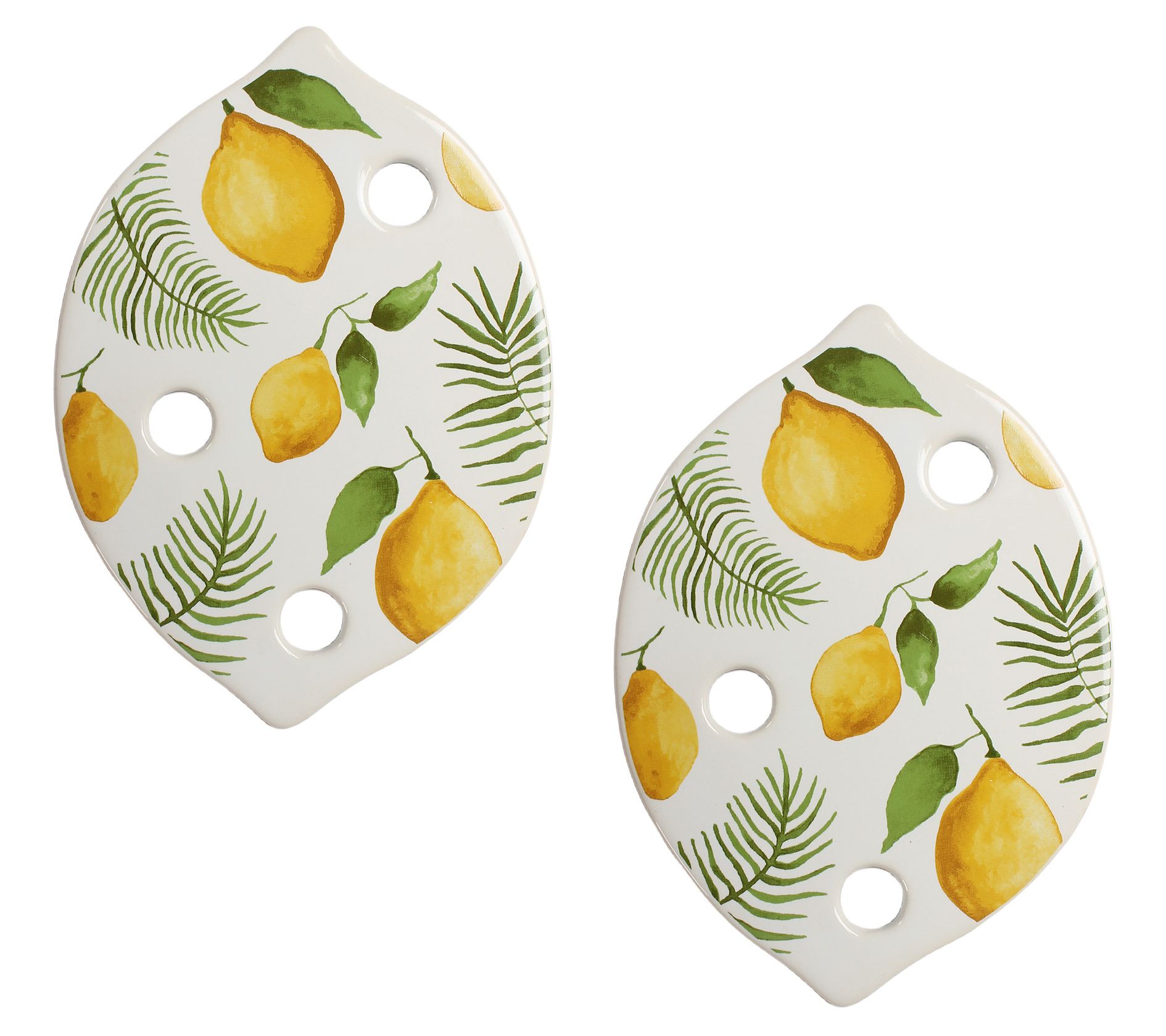 Temp-tations Set of 2 Figural Ceramic Trivets