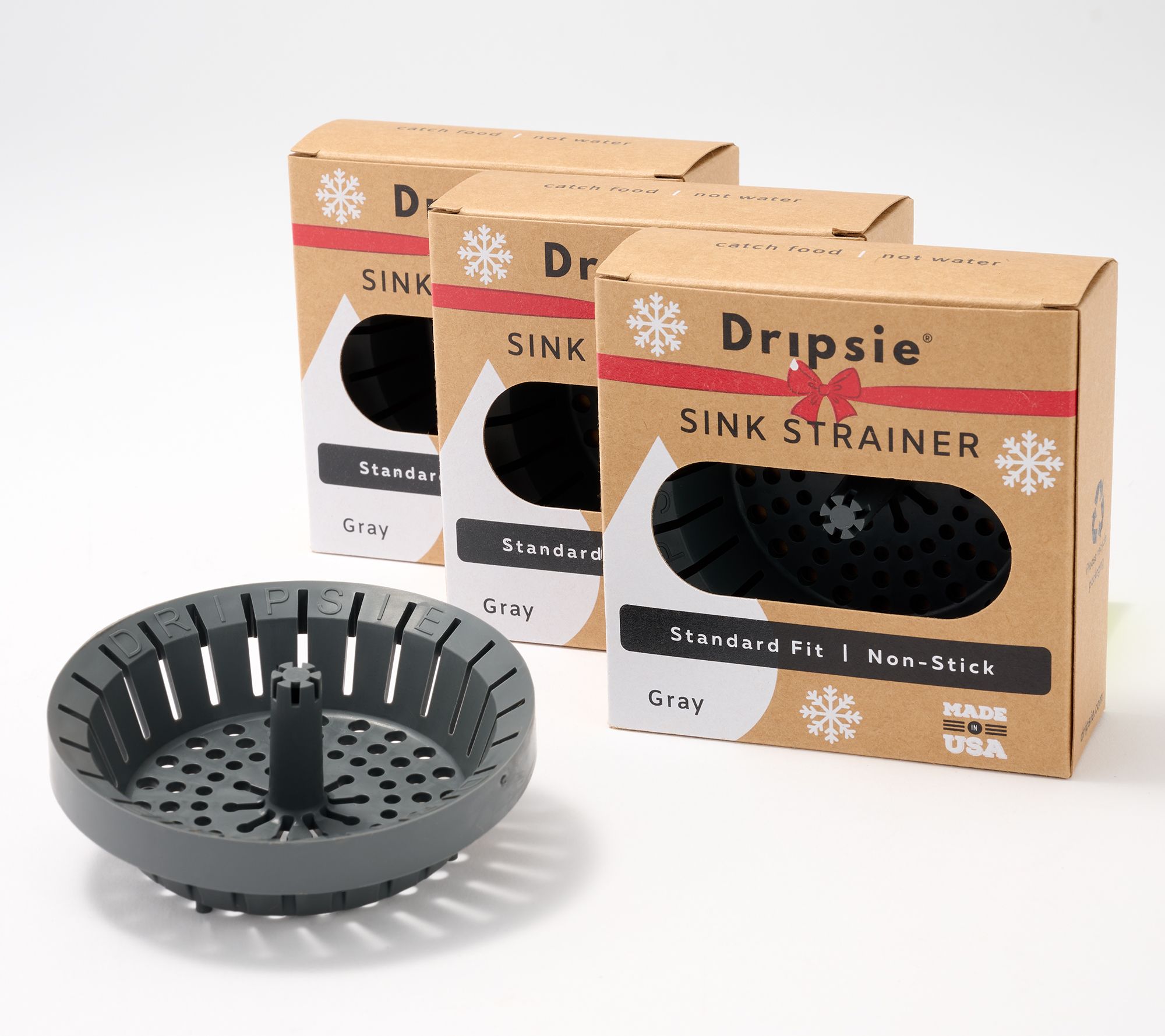 Dripsie Set of 4 Sink Strainers with Gift Boxes