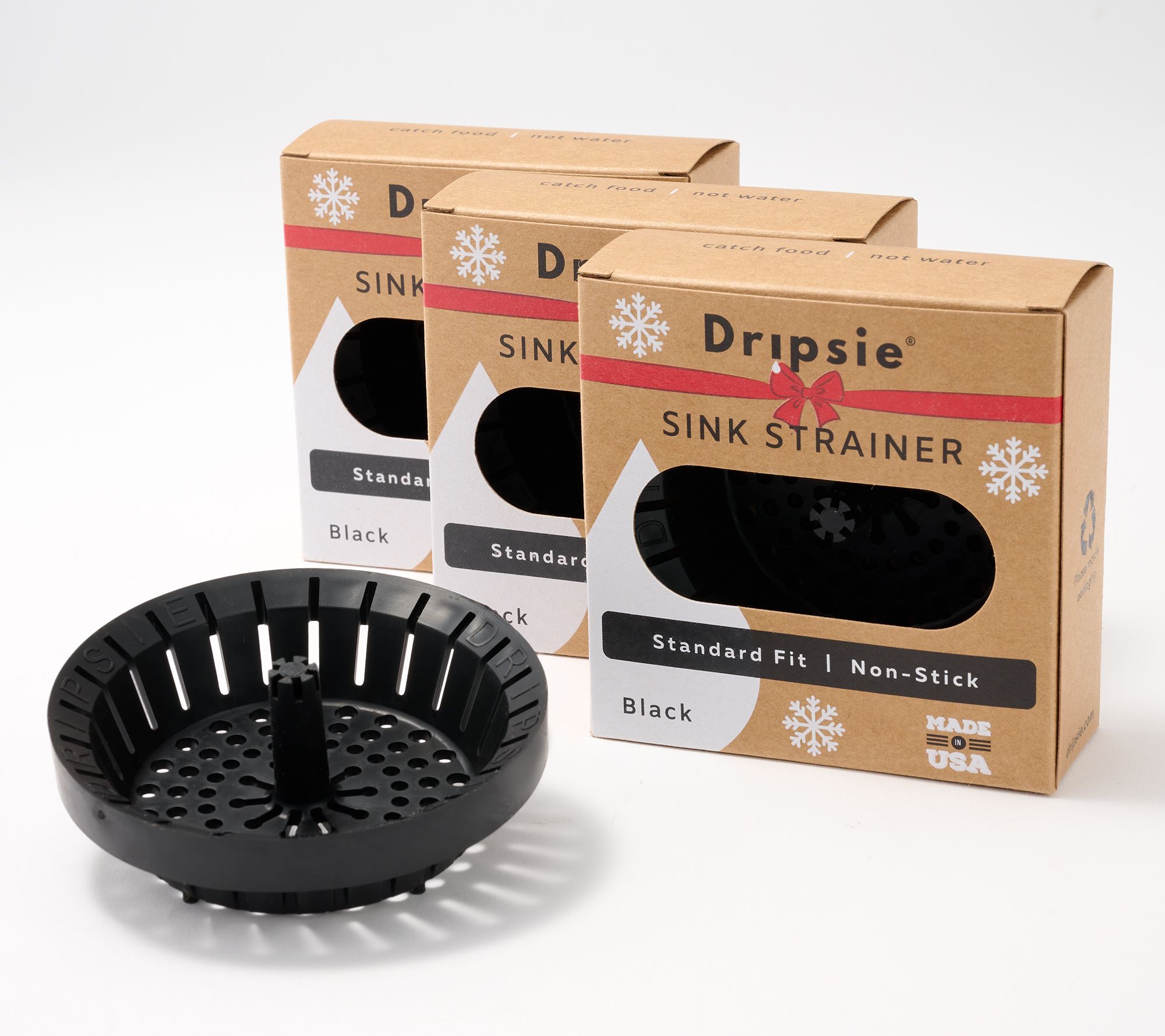 Dripsie Set of 4 Sink Strainers with Gift Boxes