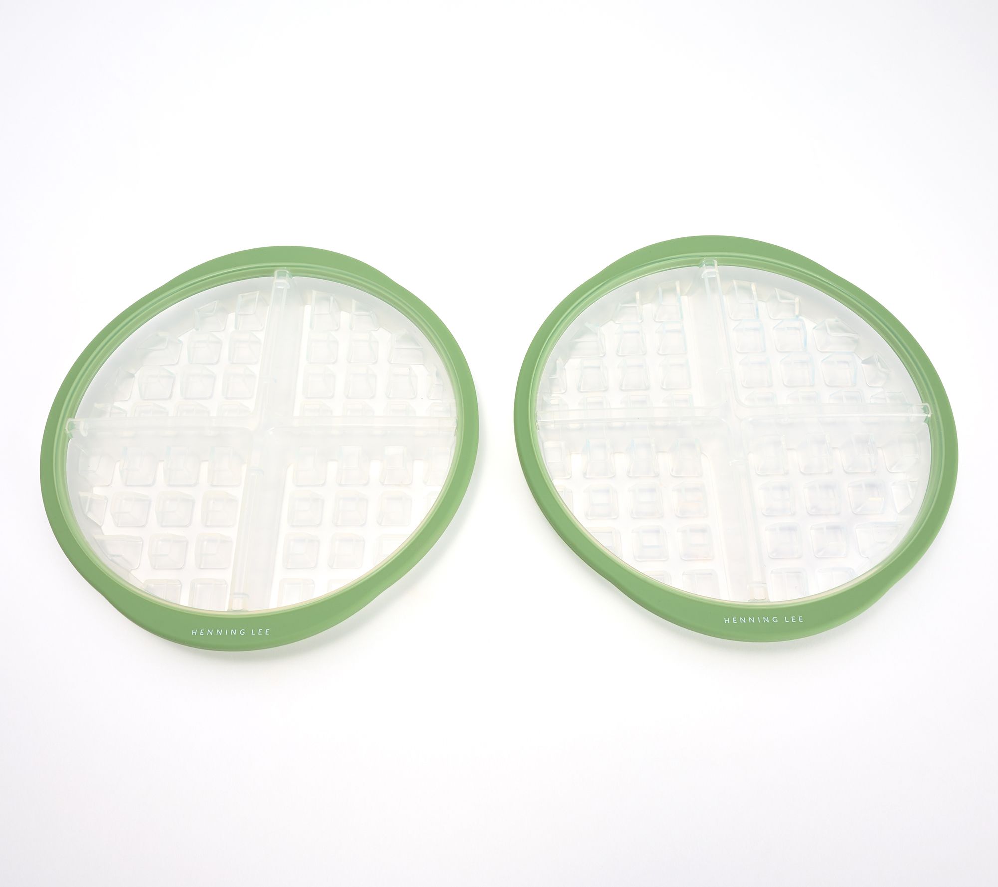 Henning Lee Look & Cook Set of 2 Silicone Waffle Pans