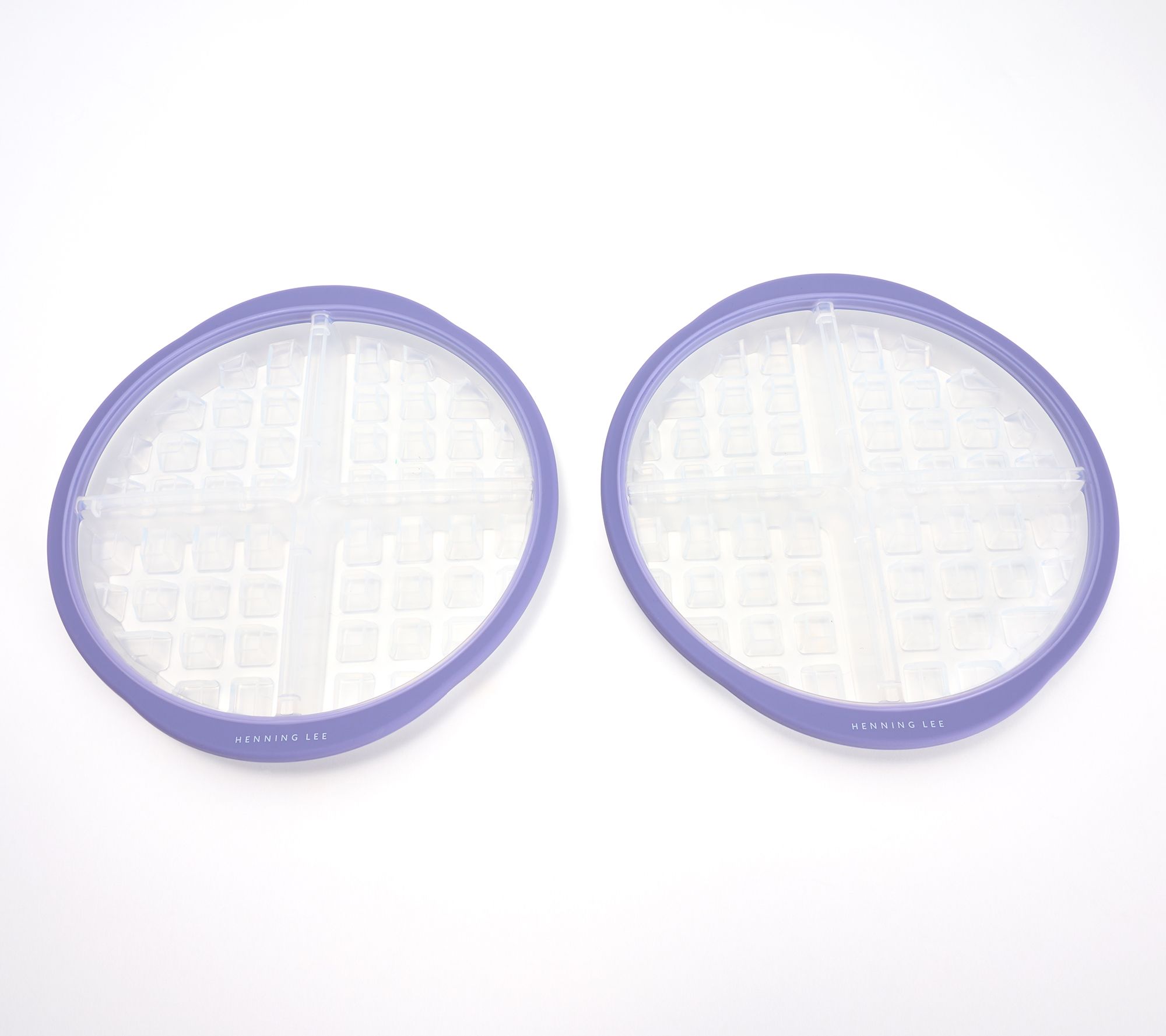 Henning Lee Look & Cook Set of 2 Silicone Waffle Pans